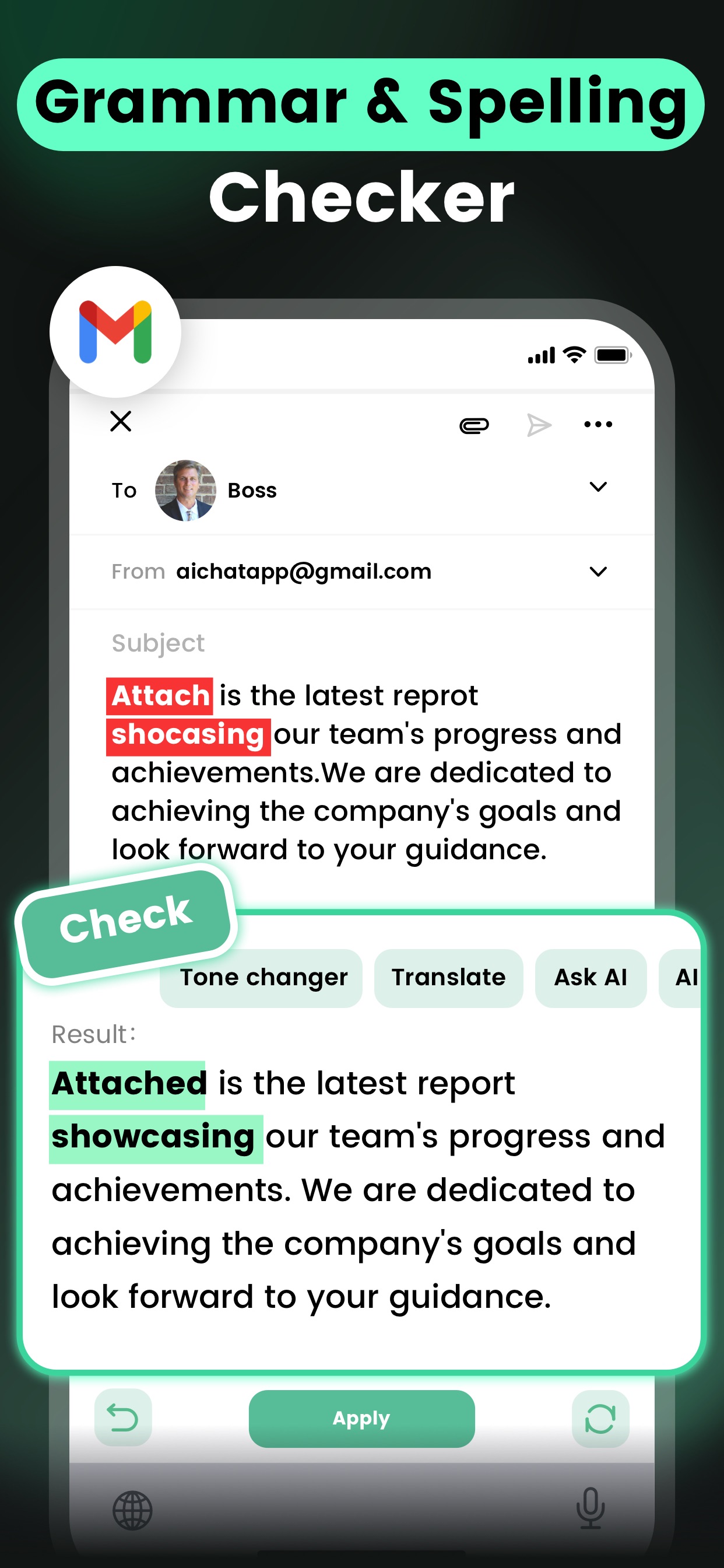 AI Keyboard: Chatbot, Grammar App Store screenshot 3