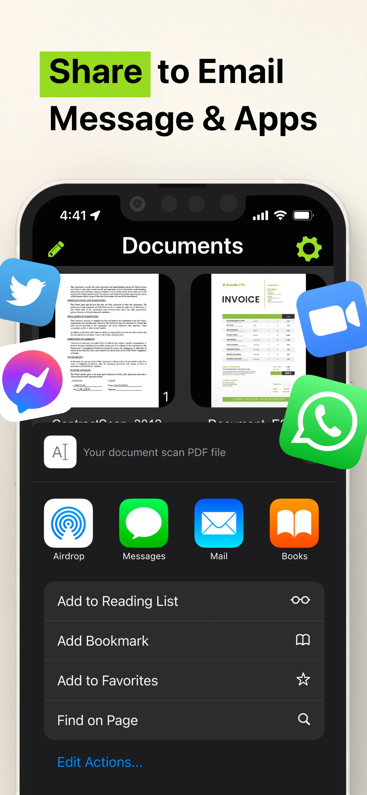 Camera Scanner - PDF App Store screenshot 4