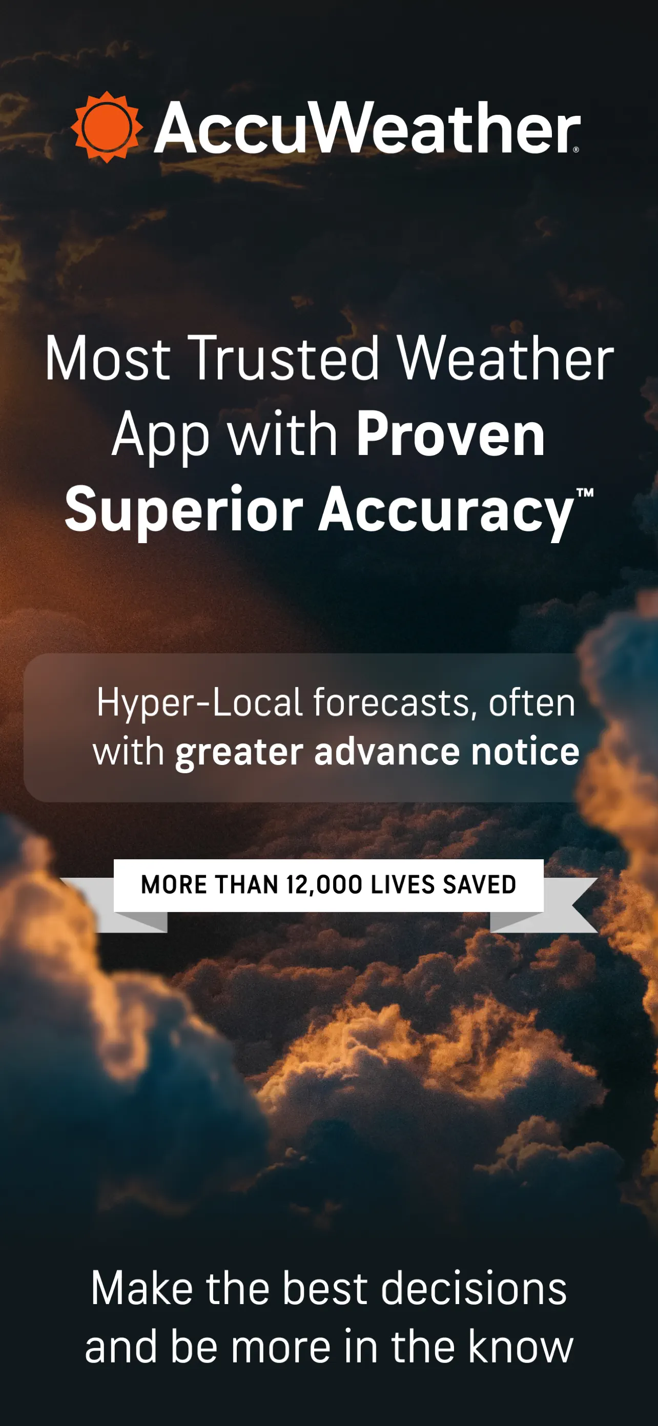 AccuWeather: Weather Forecast App Store screenshot 1