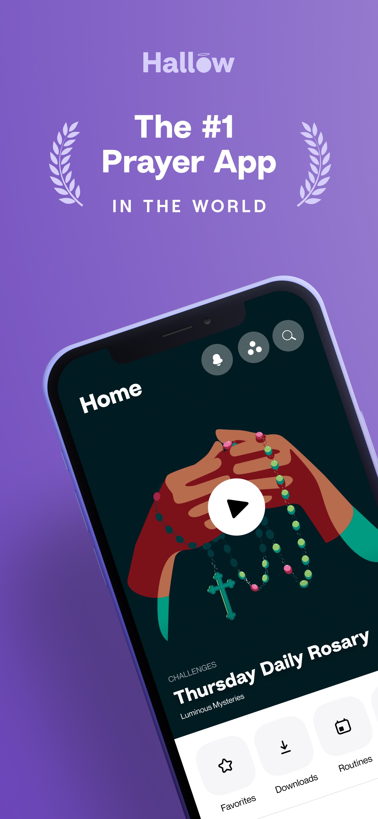 Hallow: Prayer & Meditation App Store screenshot 3