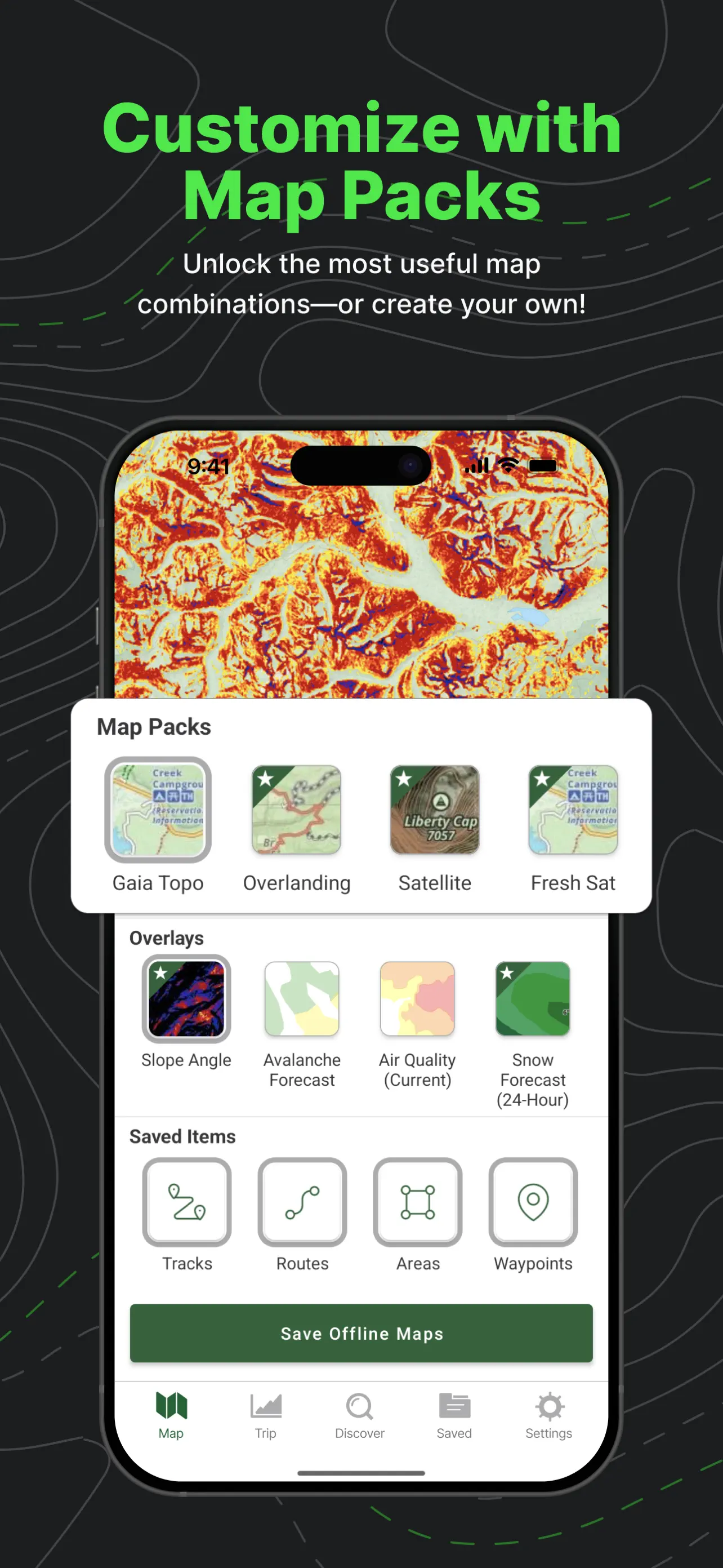 Gaia GPS: Mobile Trail Maps App Store screenshot 2