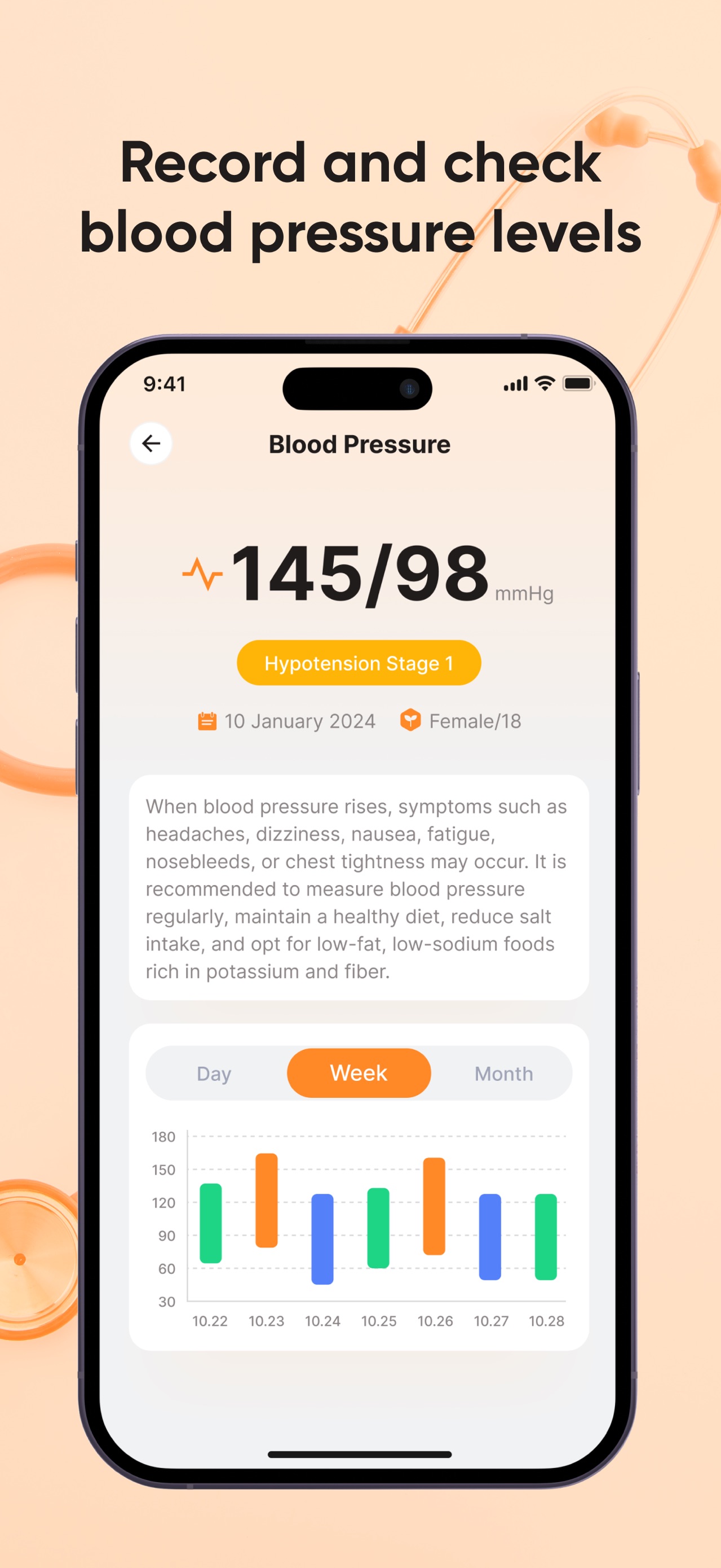 HealthGuard:Heart&Blood Sugar App Store screenshot 1