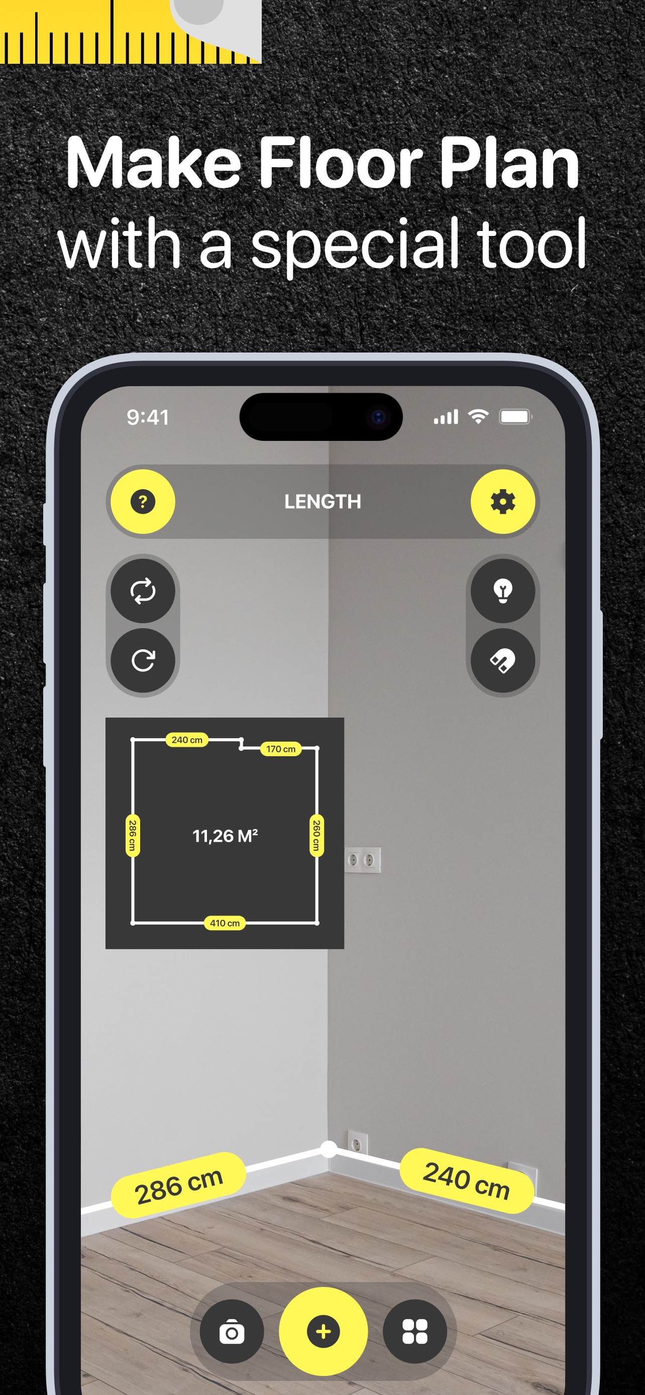 Tape Measure & Ruler Арр App Store screenshot 1