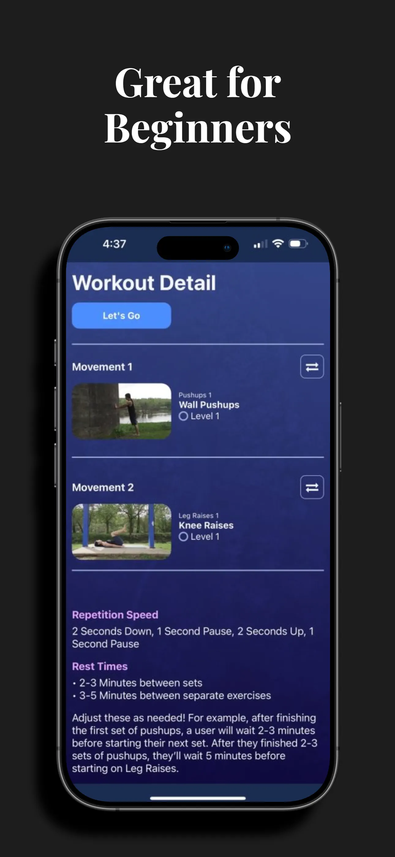 Hybrid Calisthenics App Store screenshot 3