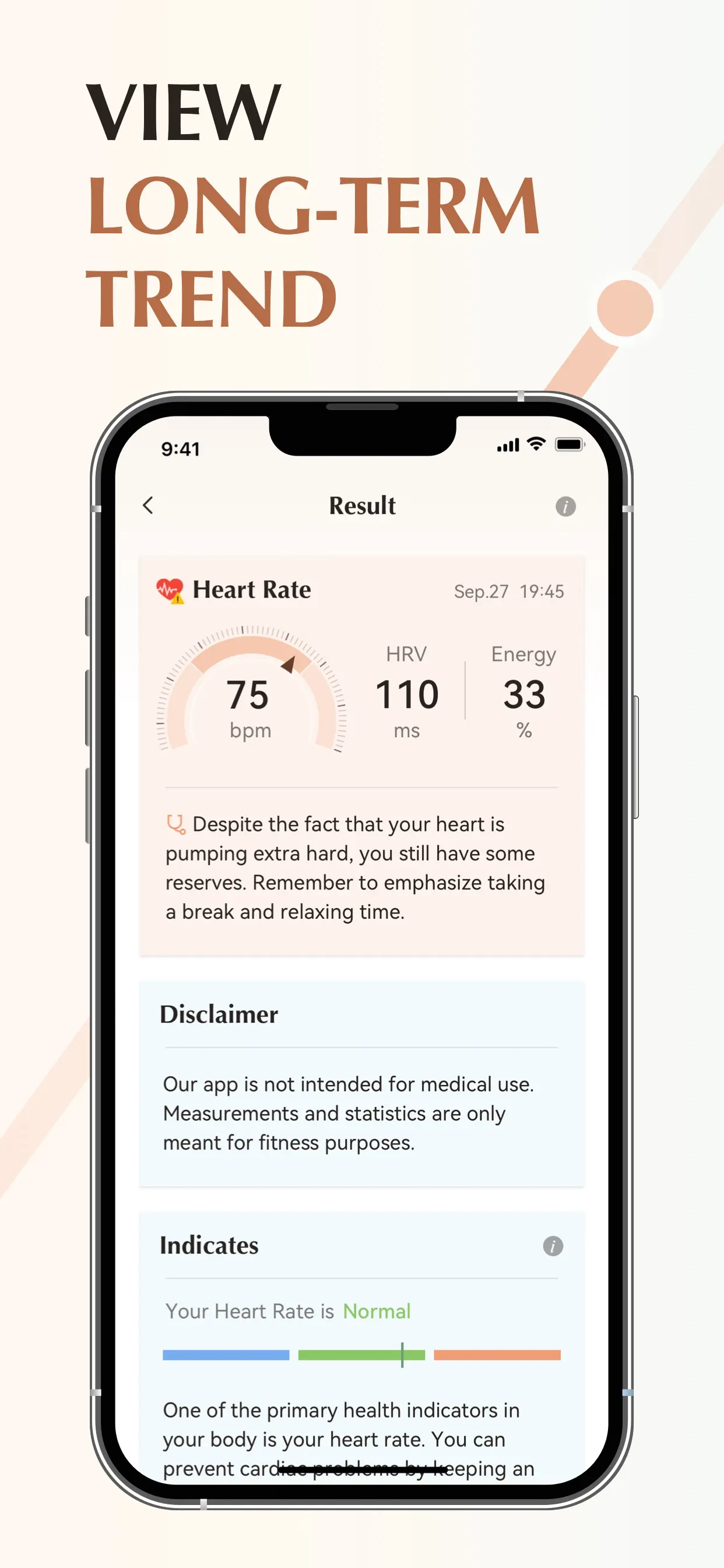 DailyCare - Heart Rate Monitor App Store screenshot 3