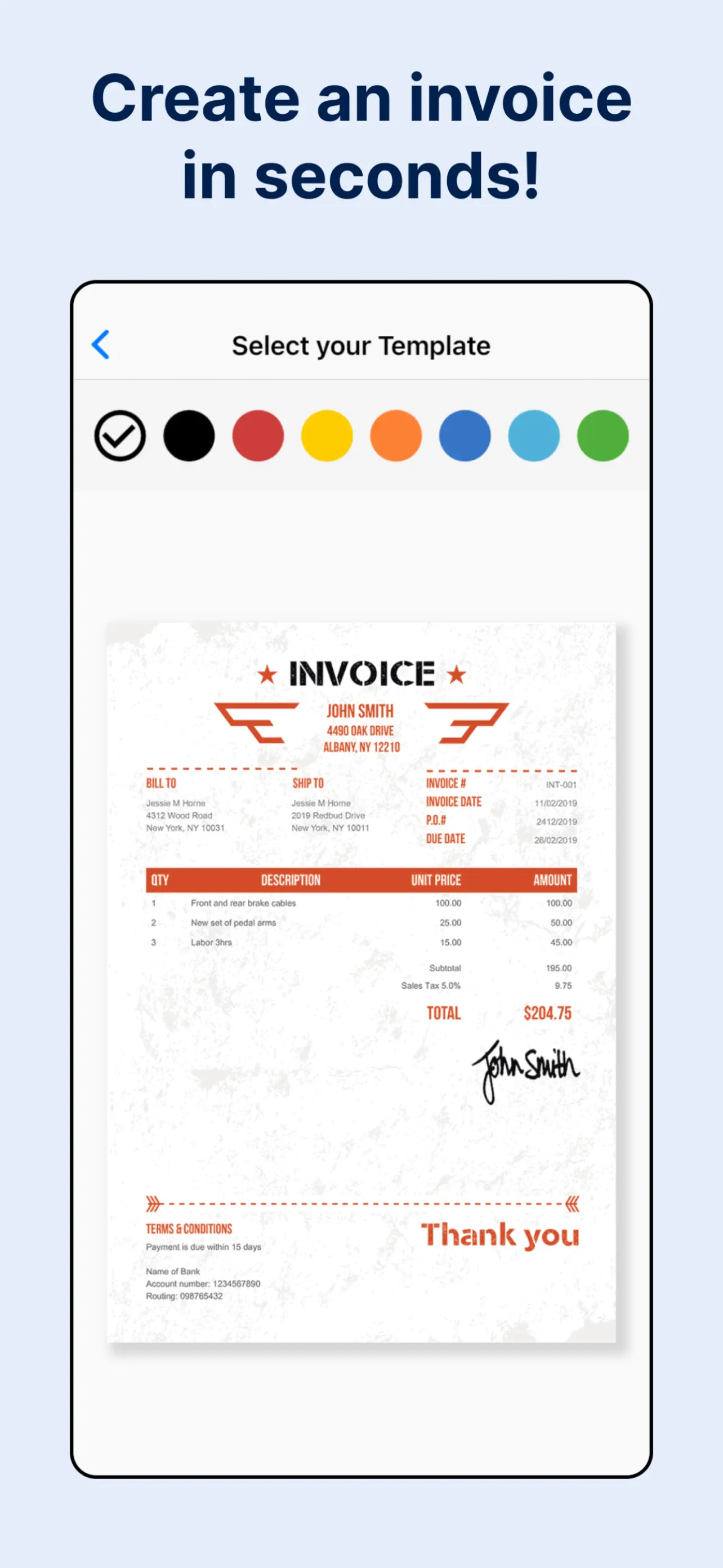 Invoice Maker by Invoice Home App Store screenshot 4