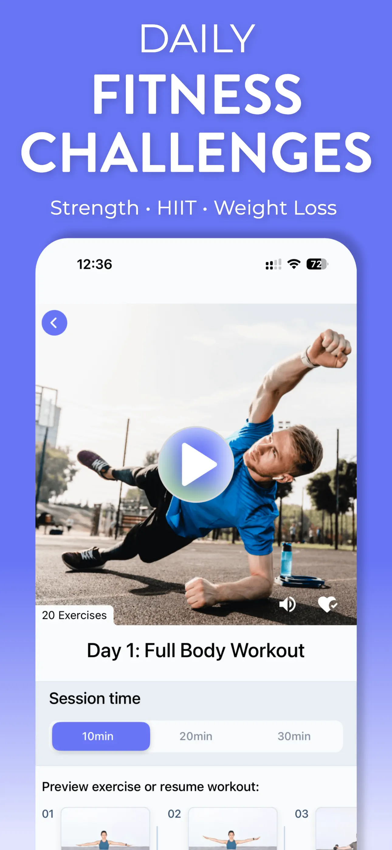 Daily Workouts - Home Fitness App Store screenshot 4