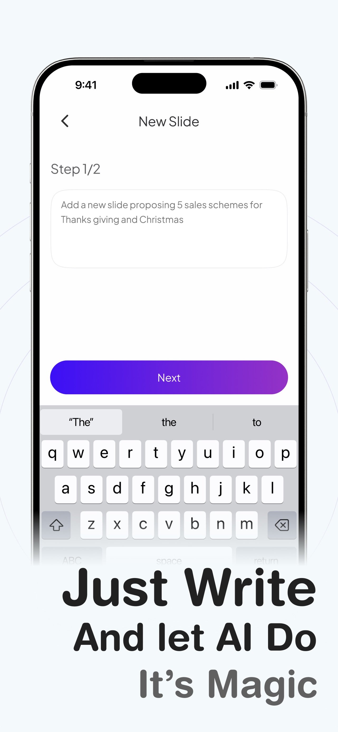 PPT AI: Presentation Maker App App Store screenshot 3