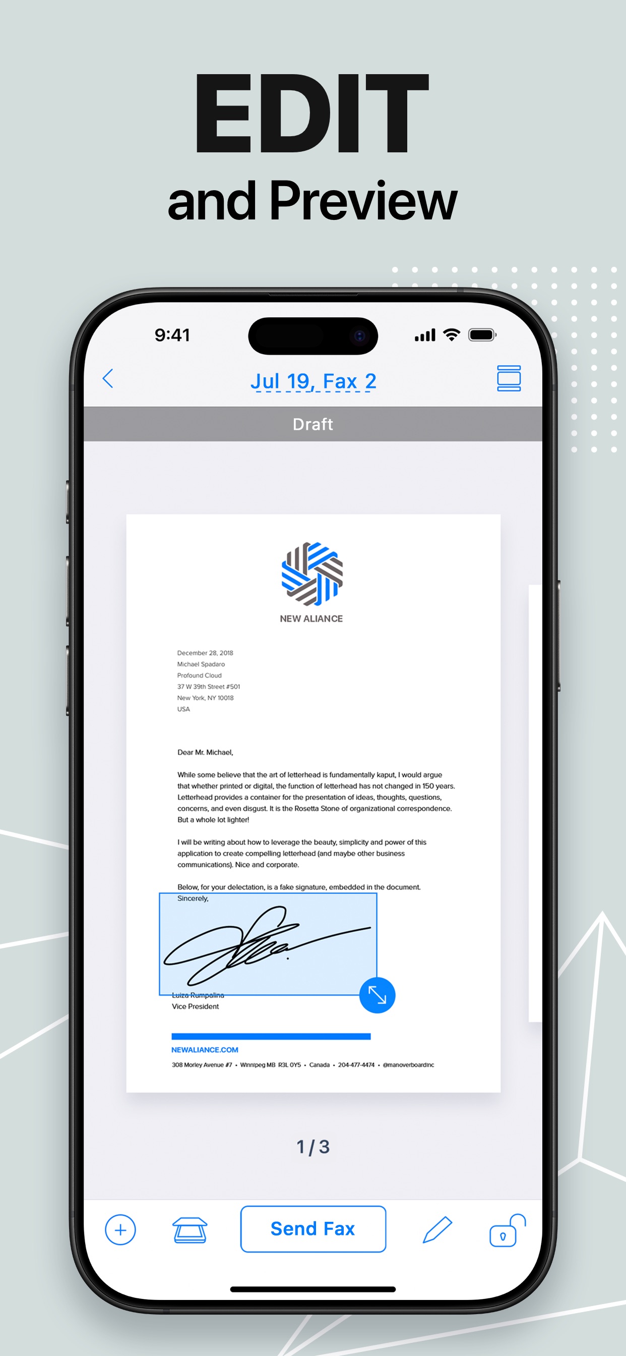 FaxFree: Send Fax From iPhone App Store screenshot 3
