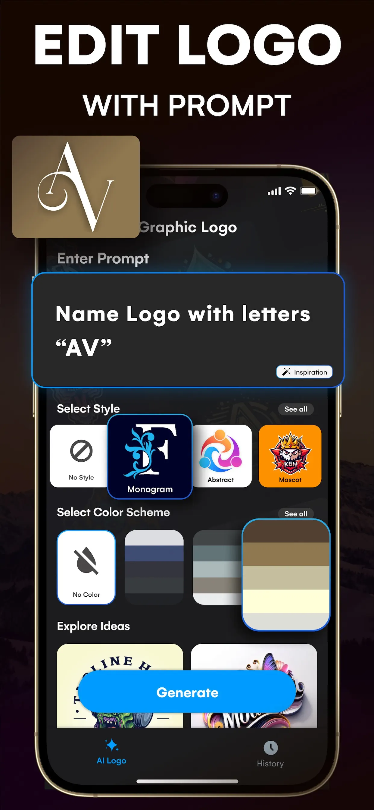 Logo Maker _ AI Design Creator App Store screenshot 3