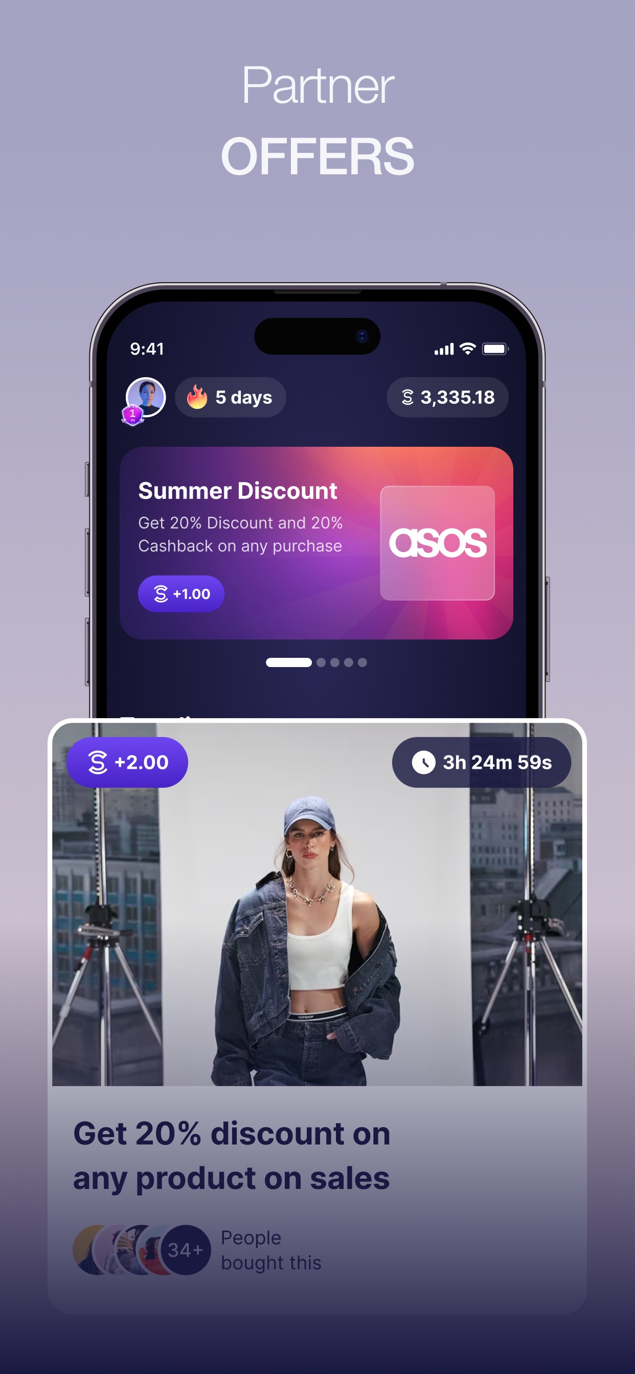 Sweatcoin Walking Step Counter App Store screenshot 4