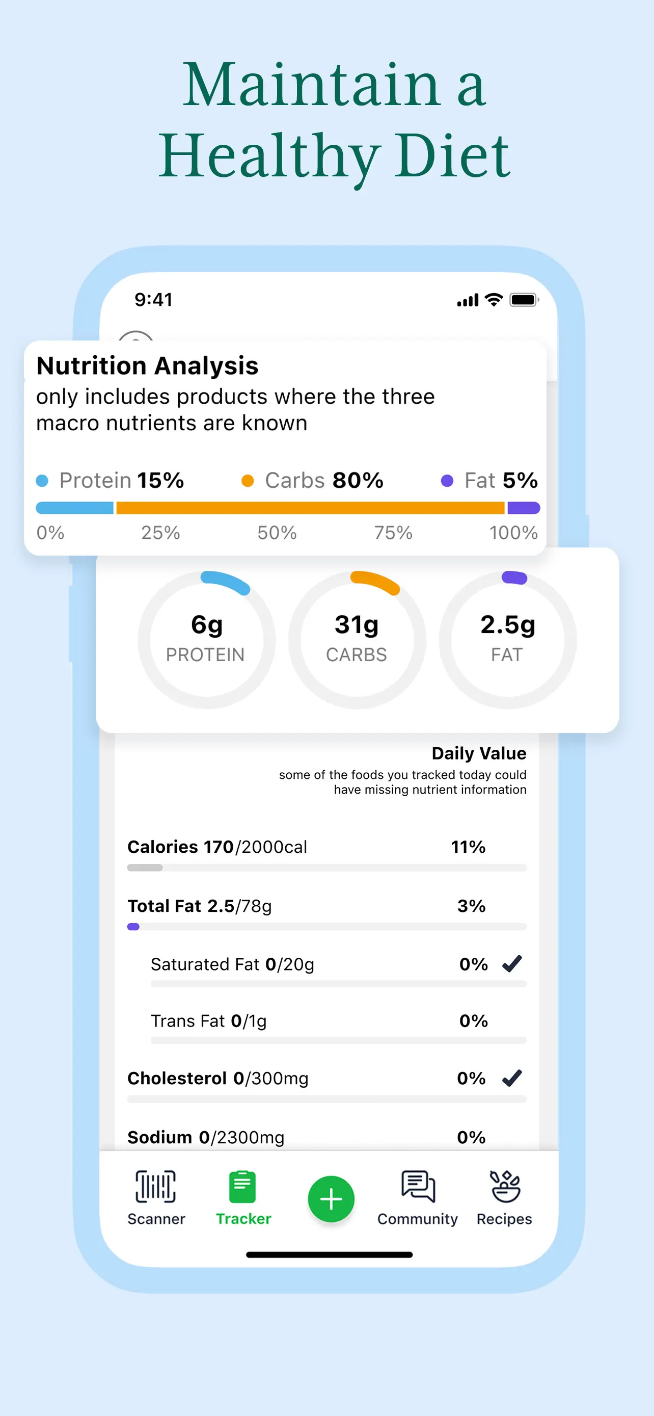 Fooducate: Nutrition Coach App Store screenshot 4