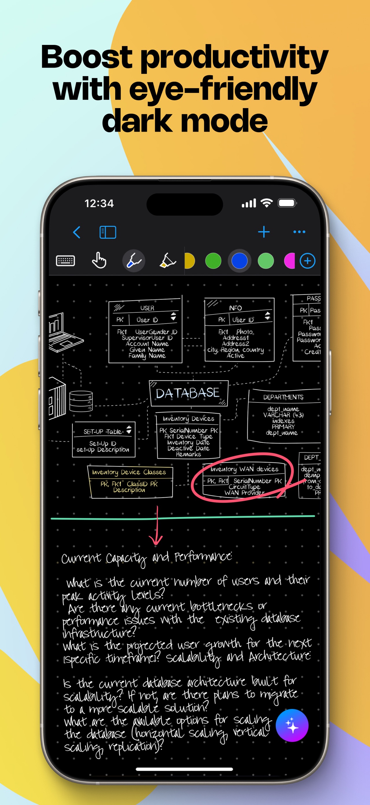 MyScript Notes: AI Handwriting App Store screenshot 1