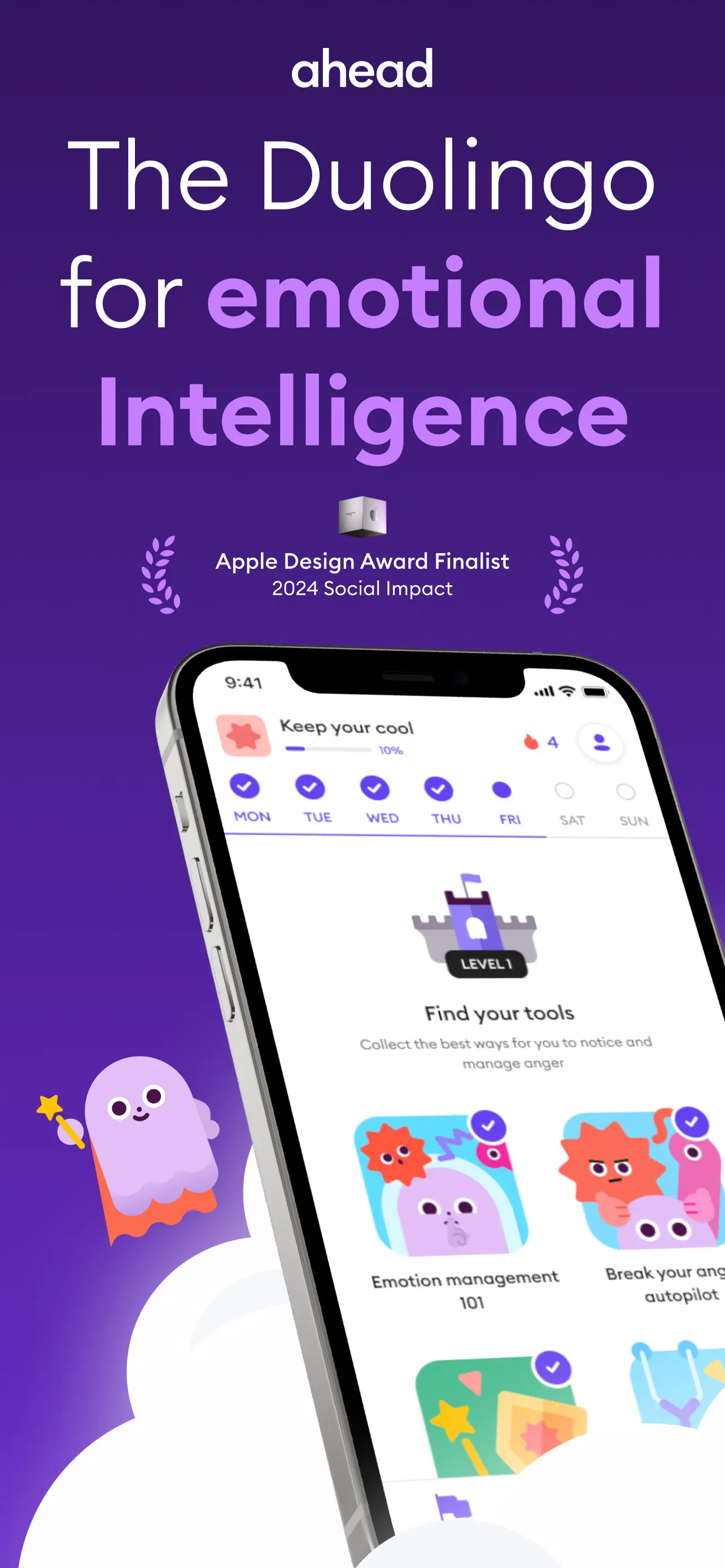 Ahead: Emotional Companion App Store screenshot 1