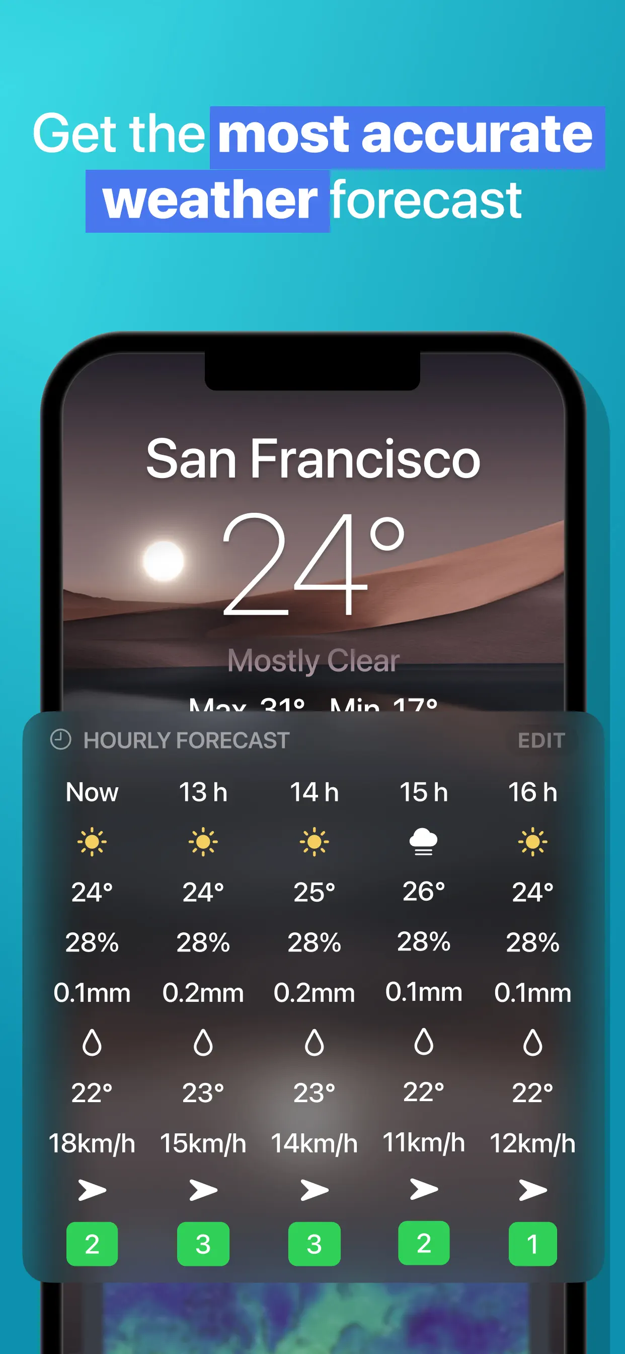 Weather Pro · Radar Alerts App Store screenshot 1
