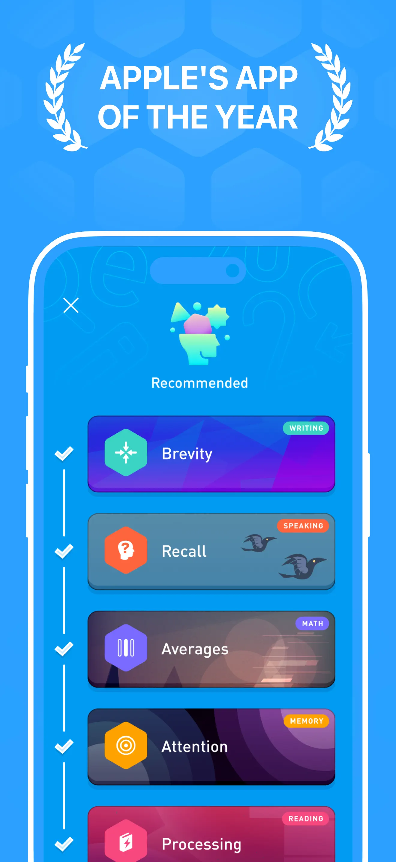 Elevate - Brain Training Games App Store screenshot 2