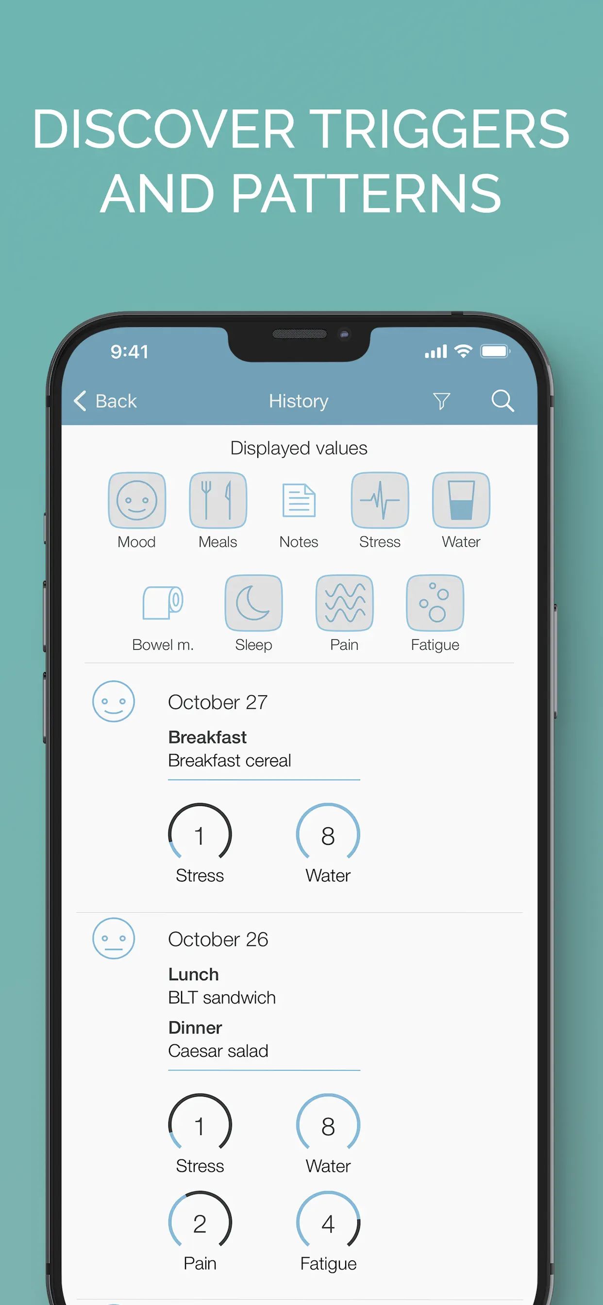 Bowelle - The IBS tracker App Store screenshot 2