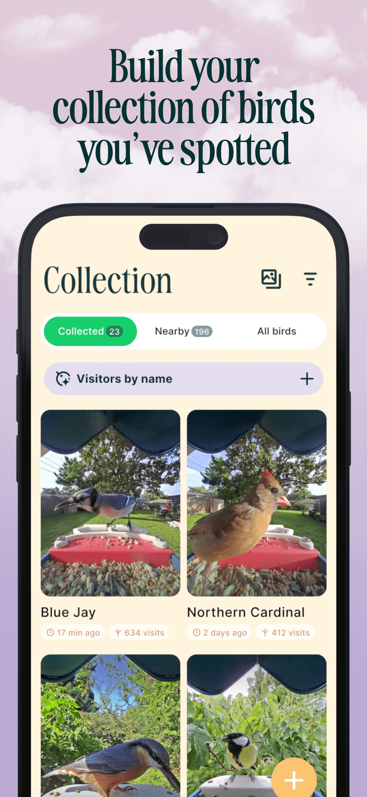 Birdbuddy: ID & Collect Birds App Store screenshot 1