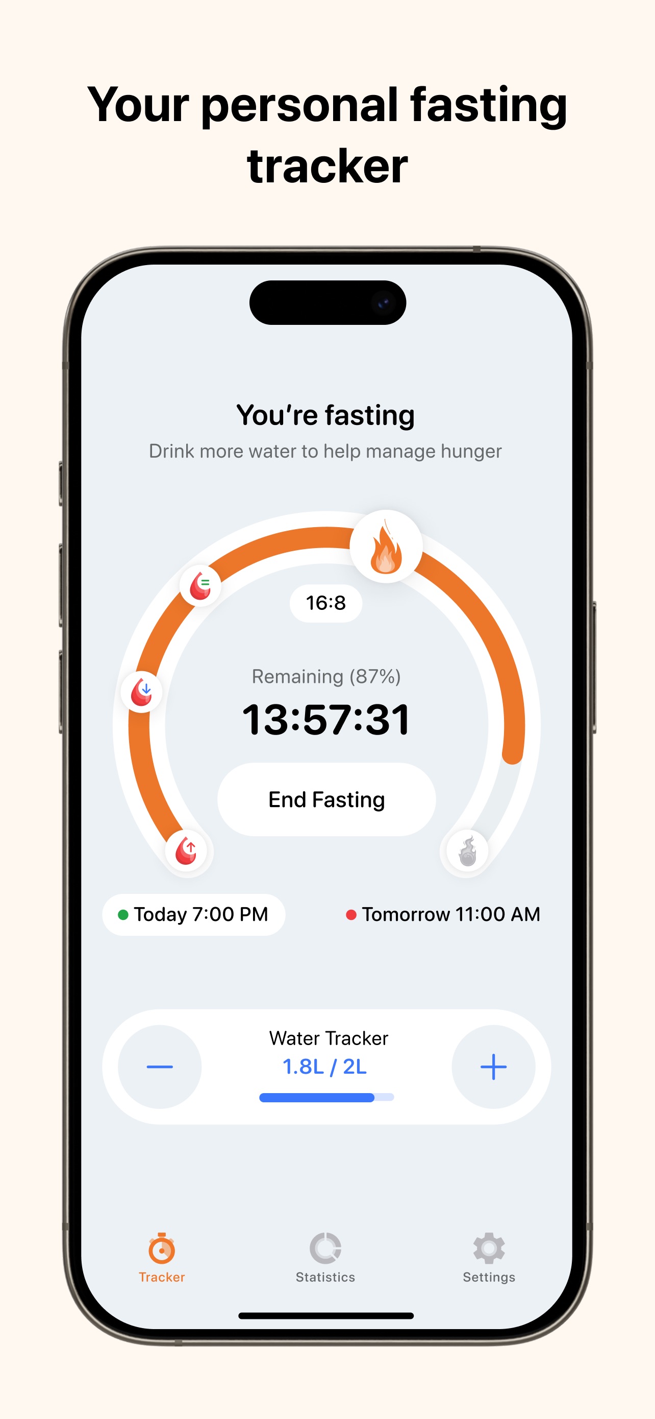 BodyOK: Intermittent Fasting App Store screenshot 1