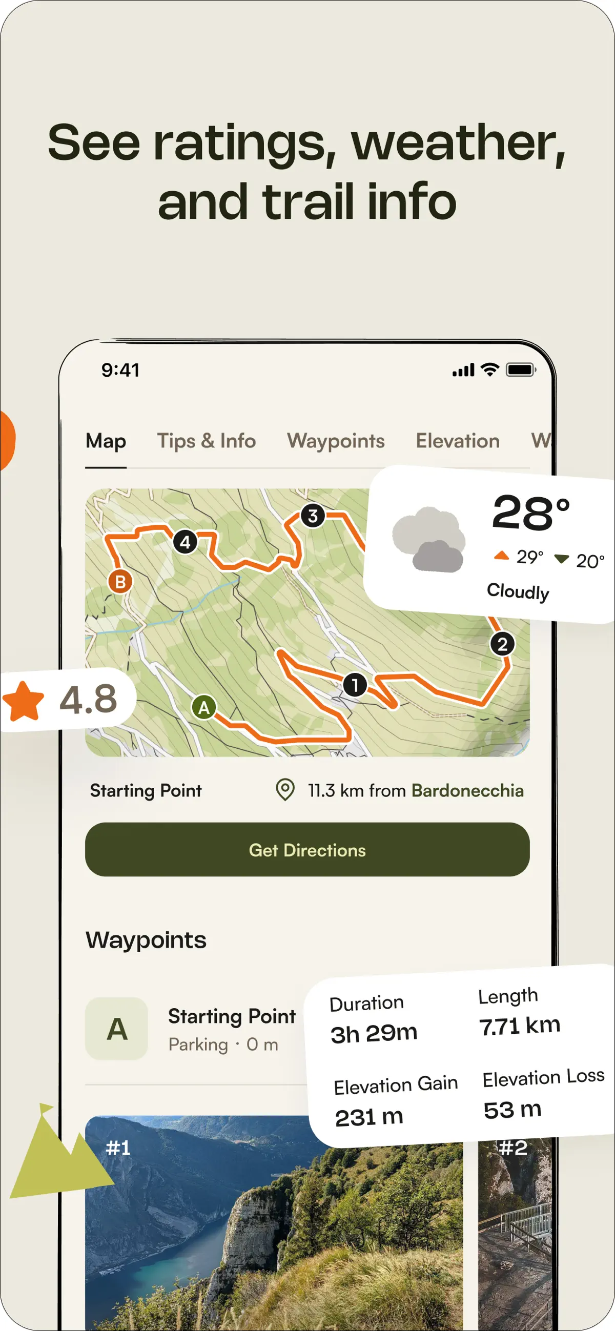 komoot - hike, bike & run App Store screenshot 4