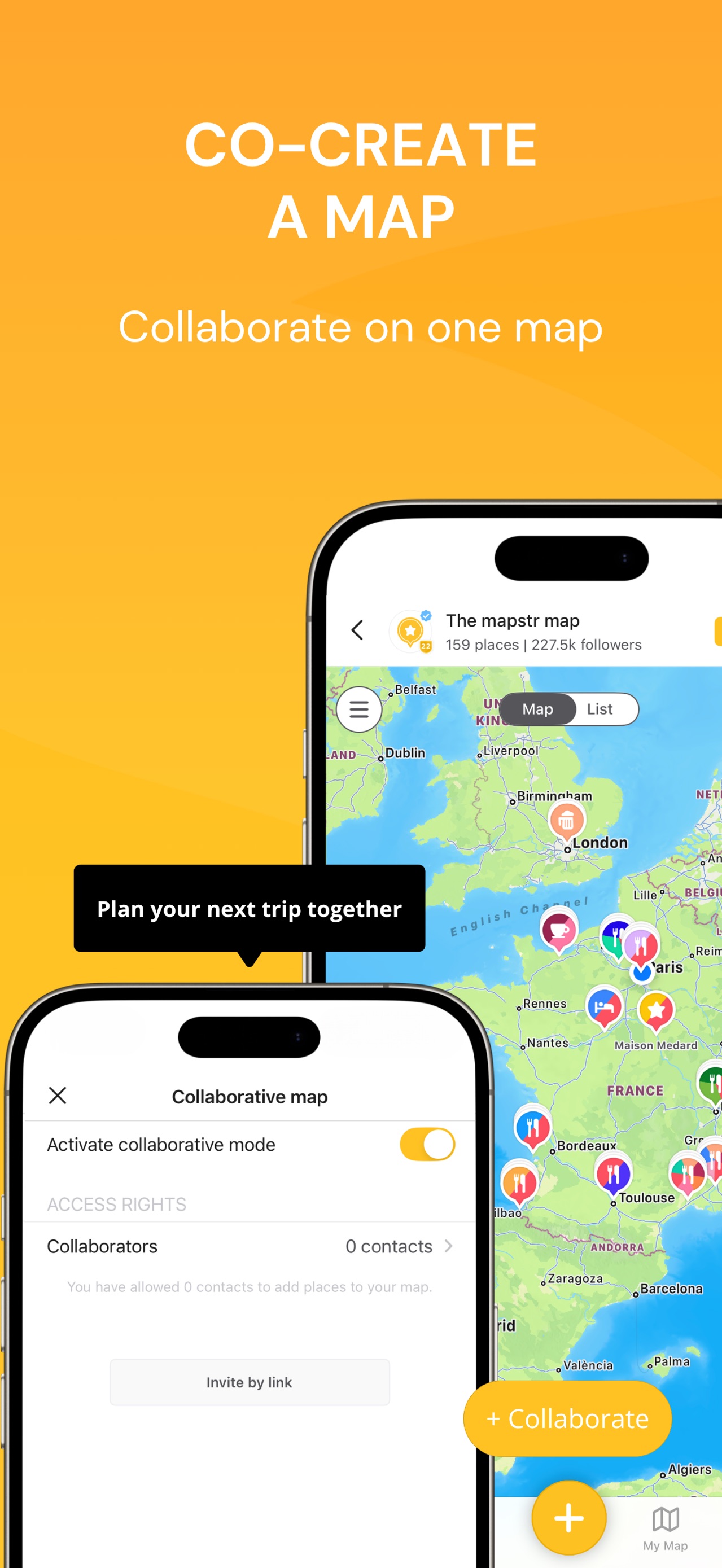 Mapstr – Save & Follow Places App Store screenshot 1