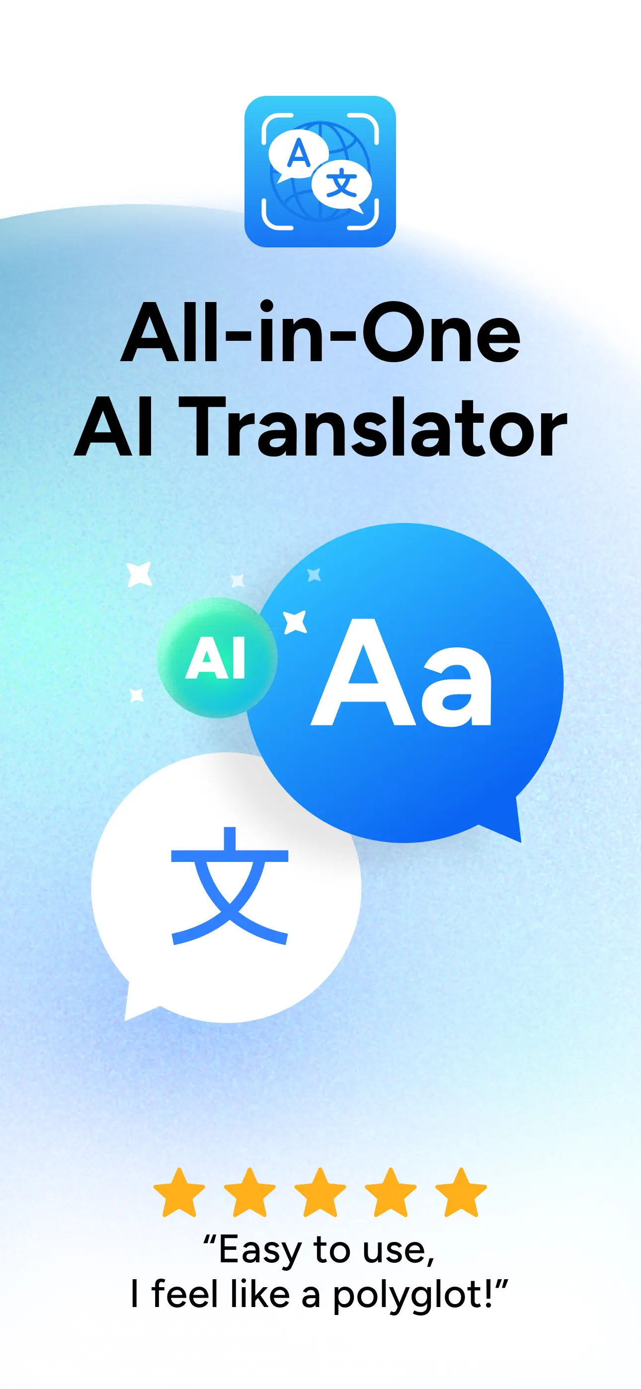 Translate AI - Live Translate App Store screenshot 1