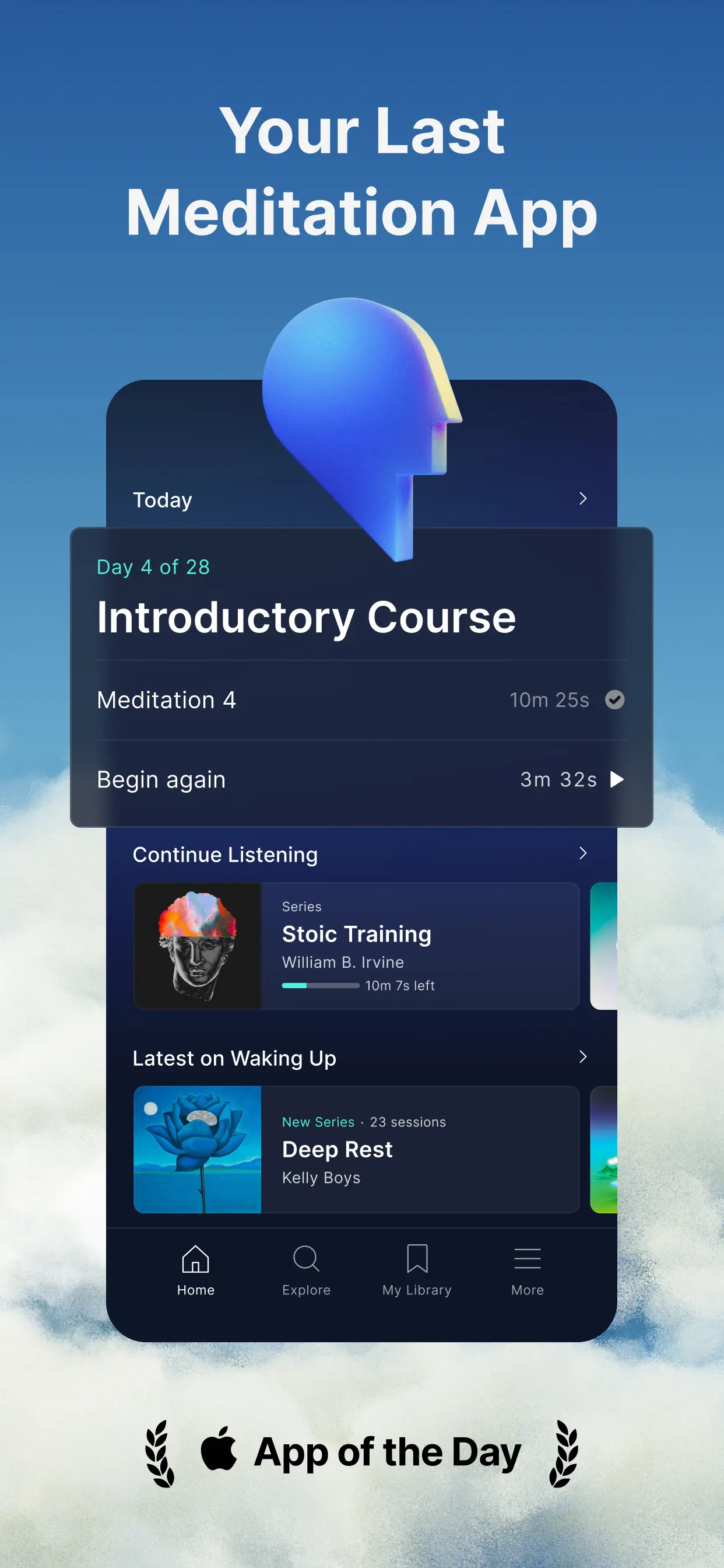 Waking Up: Meditation & Wisdom App Store screenshot 4