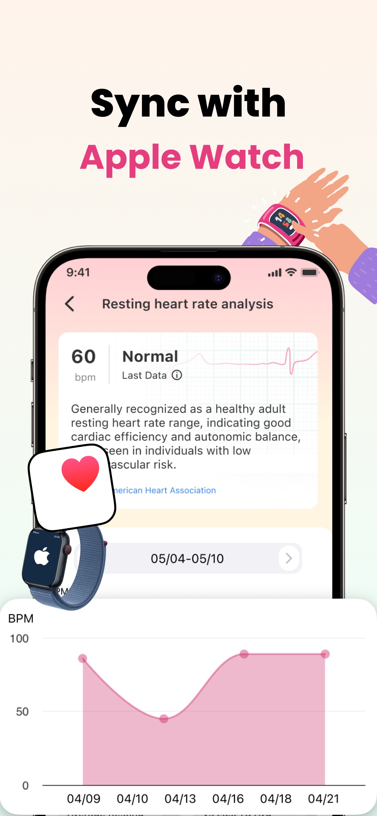 Blood Pressure-Monitor Tracker App Store screenshot 1
