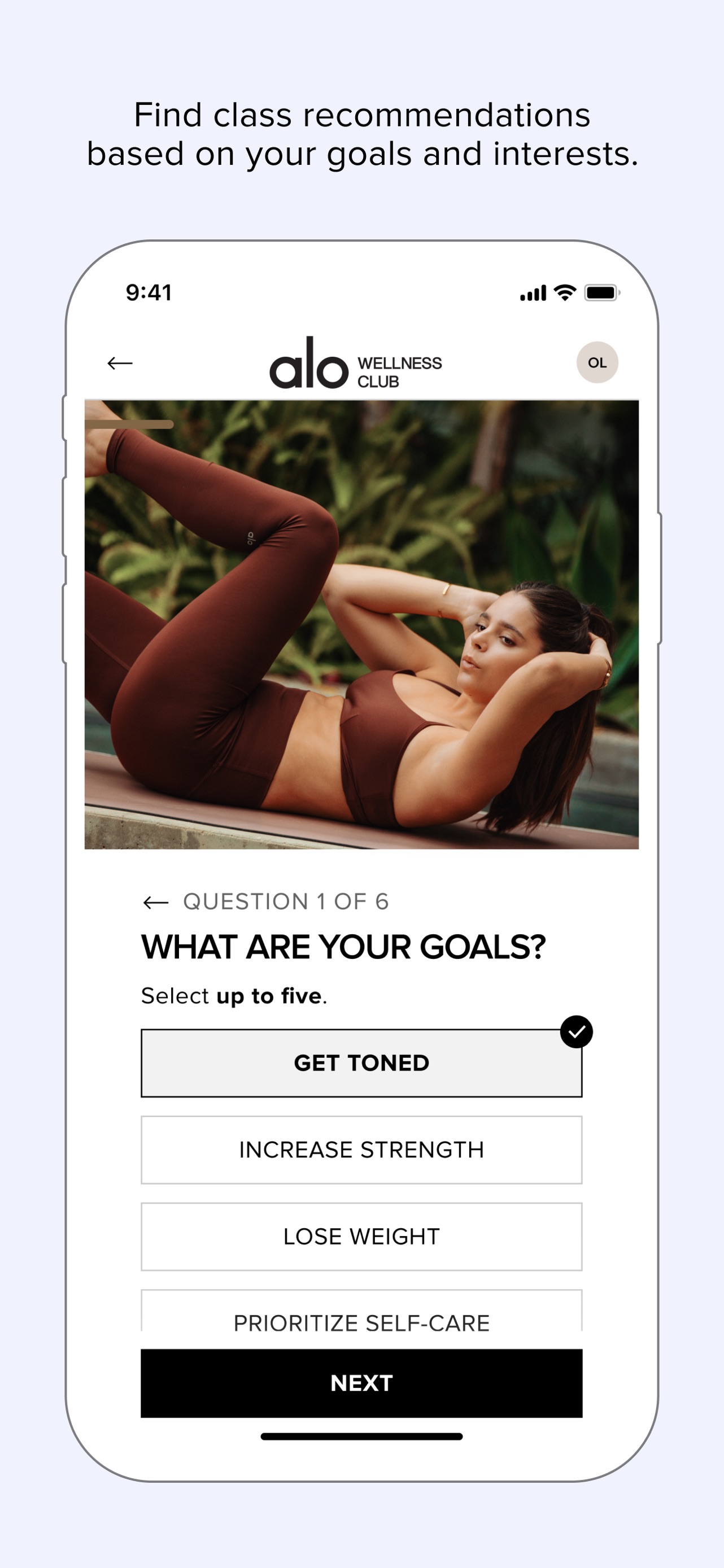ALO Wellness Club App Store screenshot 2