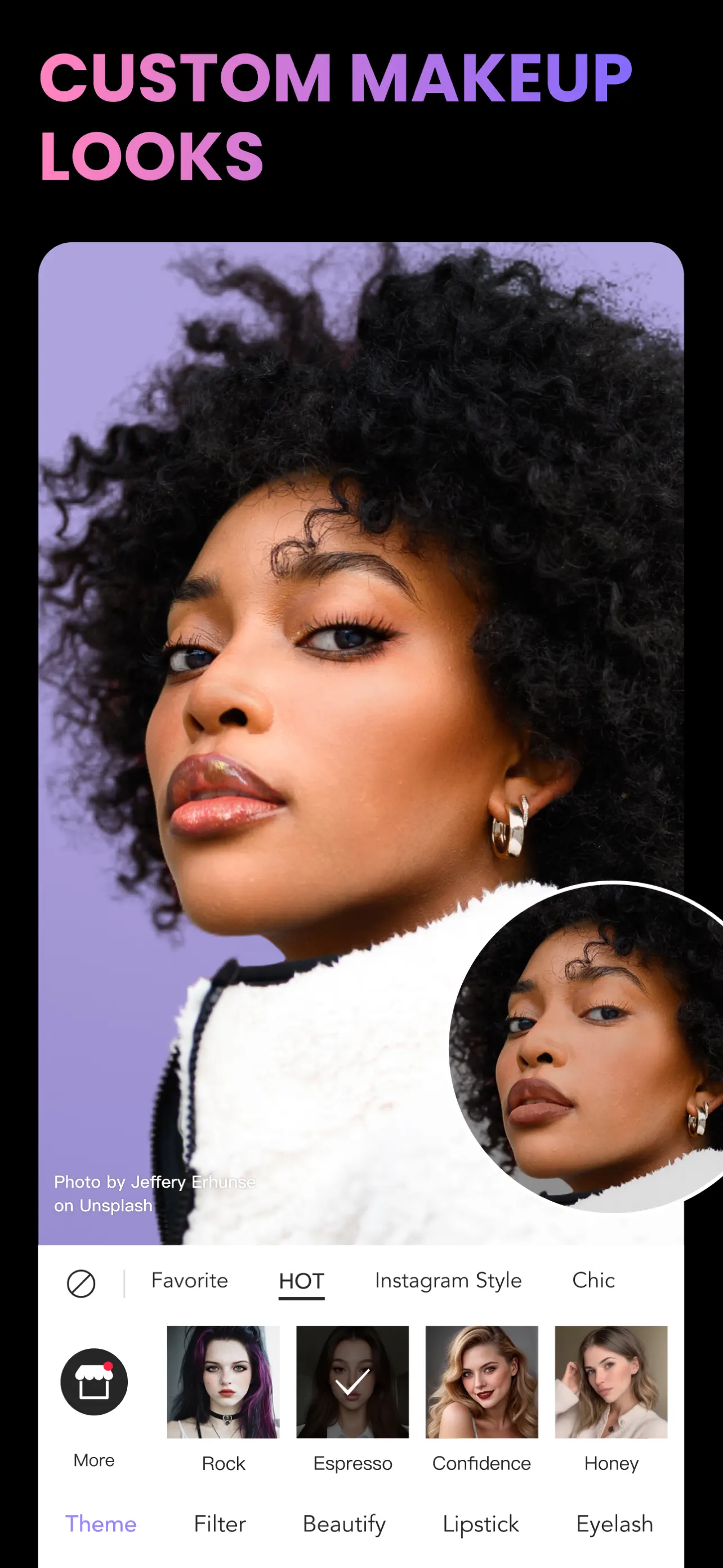 MakeupPlus- AI Portrait App Store screenshot 1