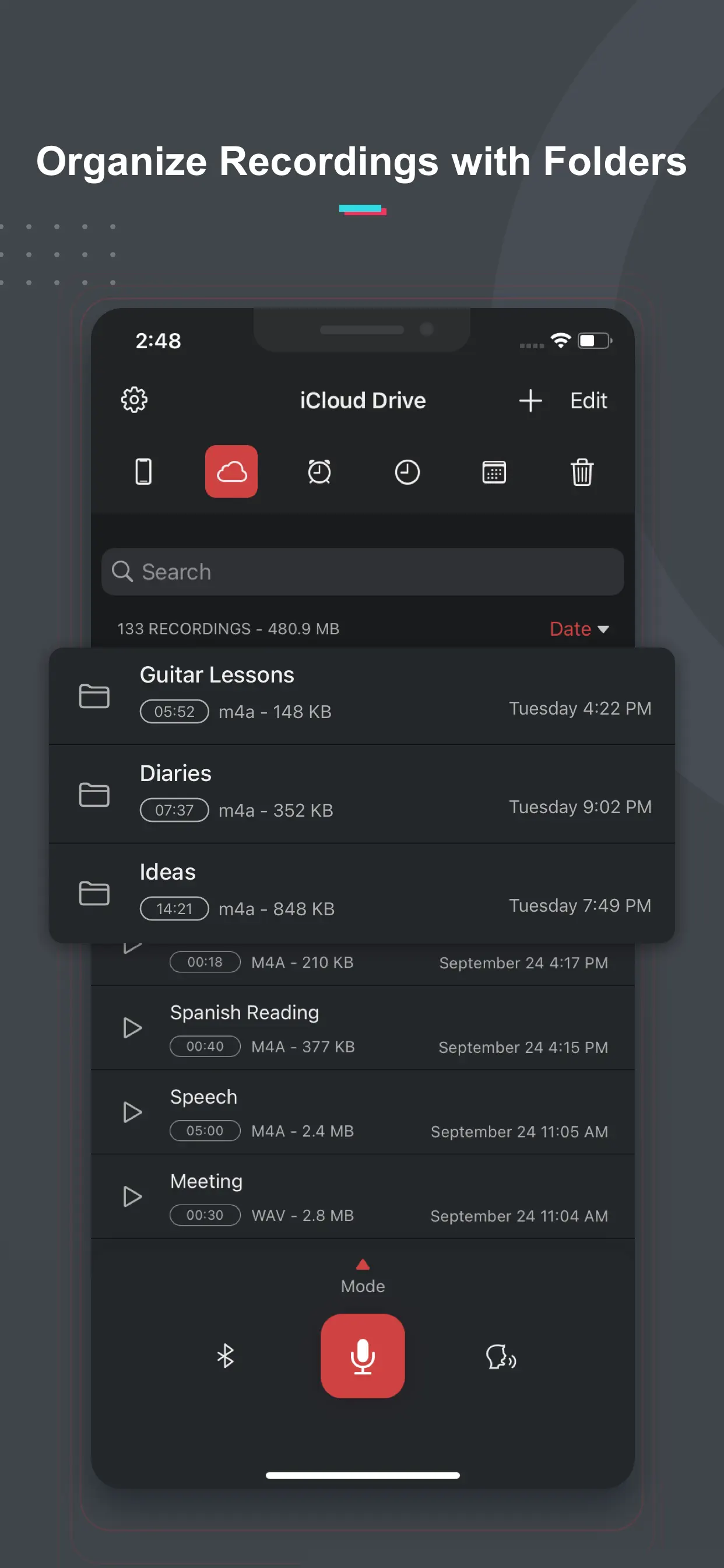Voice Recorder & Notes Pro App Store screenshot 4