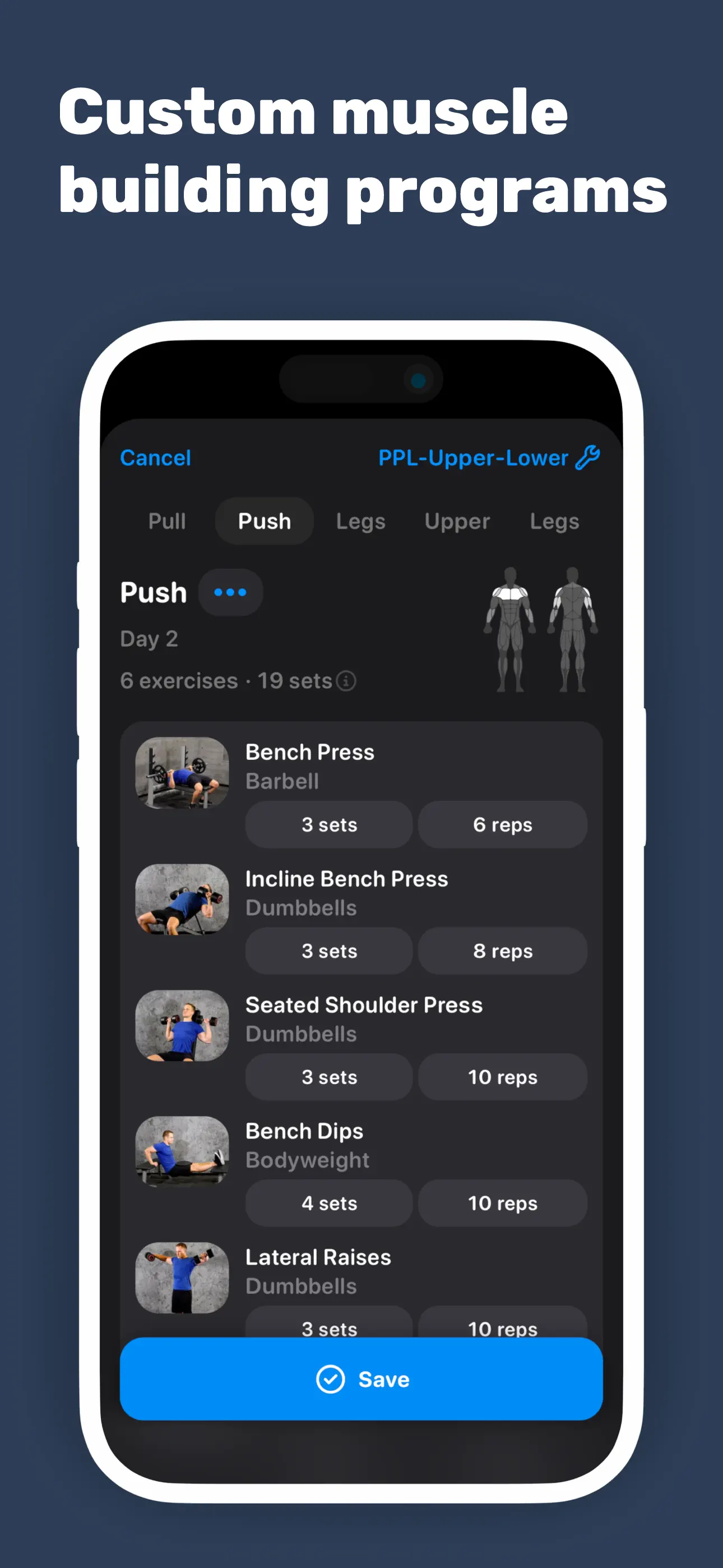 Gym Workout Alpha Progression App Store screenshot 4