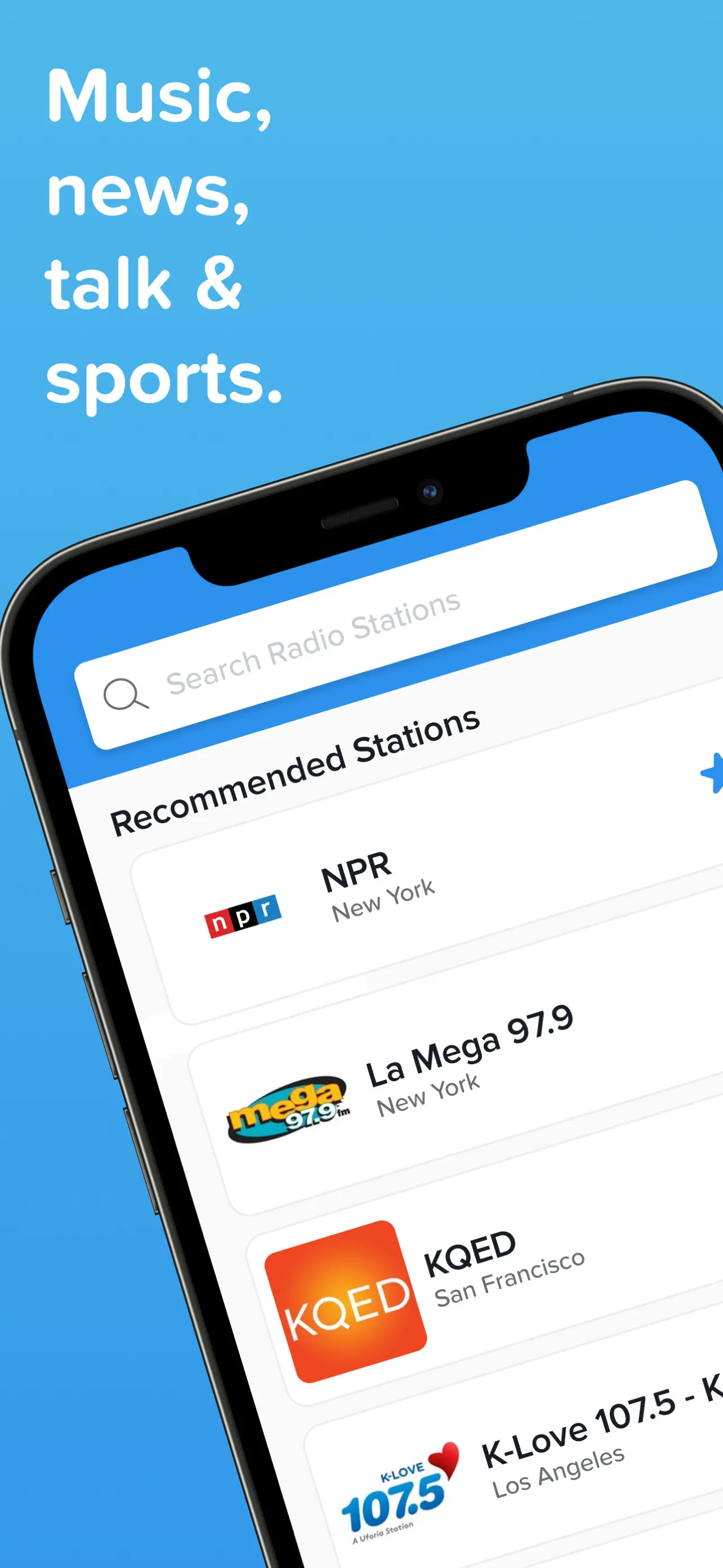 Simple Radio - FM AM Stations App Store screenshot 1