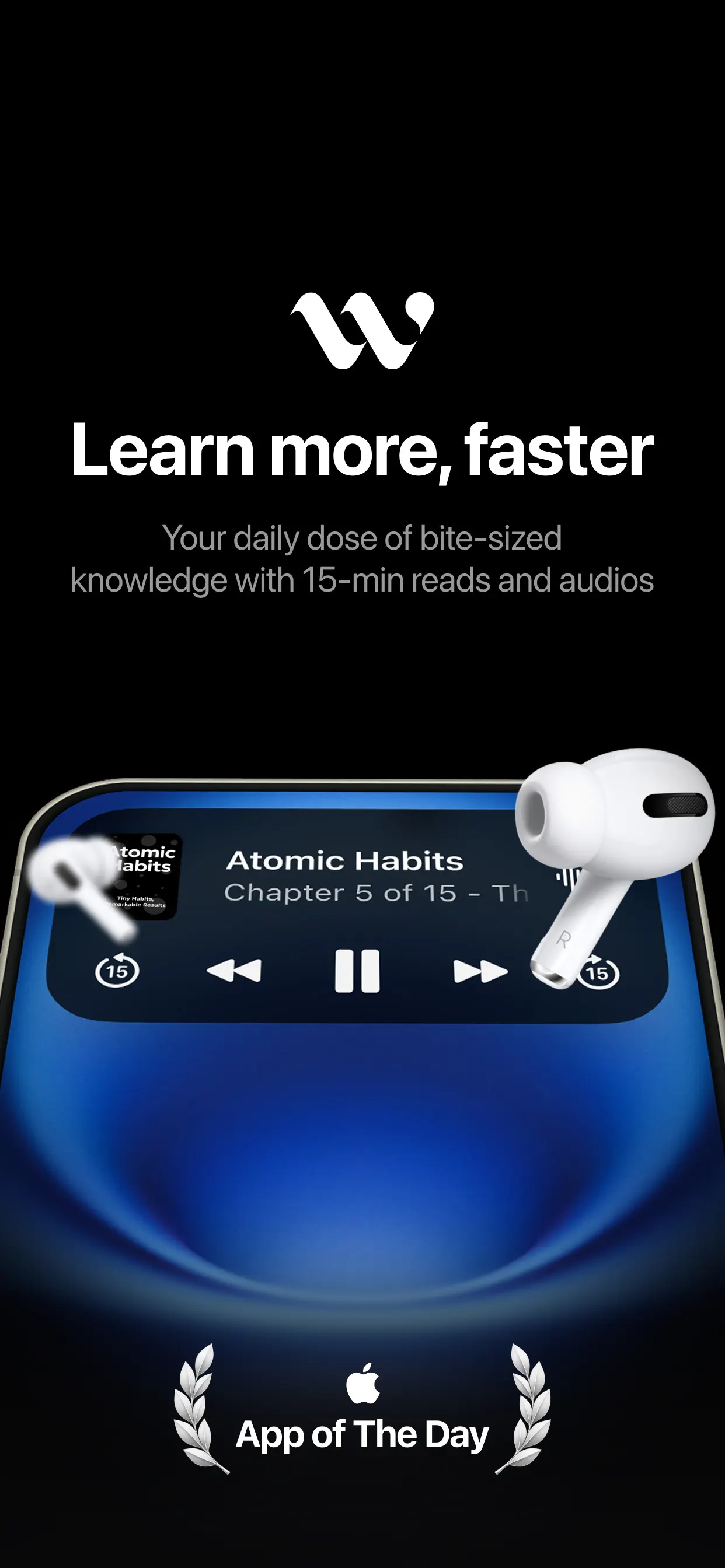 Wiser: Bite-Sized Learning App Store screenshot 1