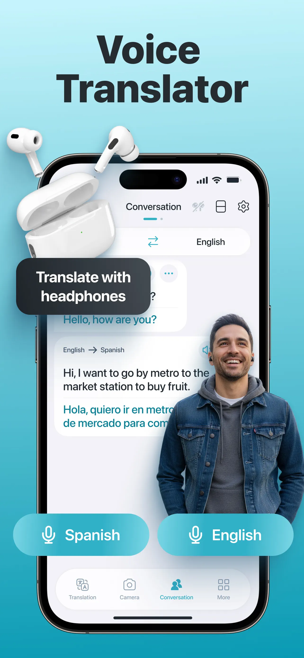 Voice Translator: Translate AI App Store screenshot 1