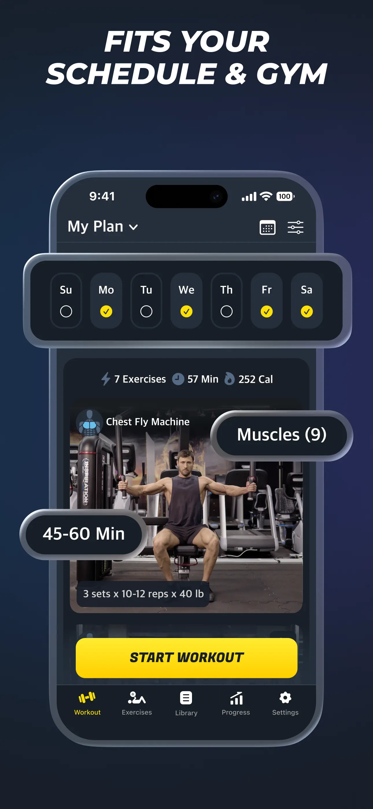 Gymverse: Gym Workout Planner App Store screenshot 2