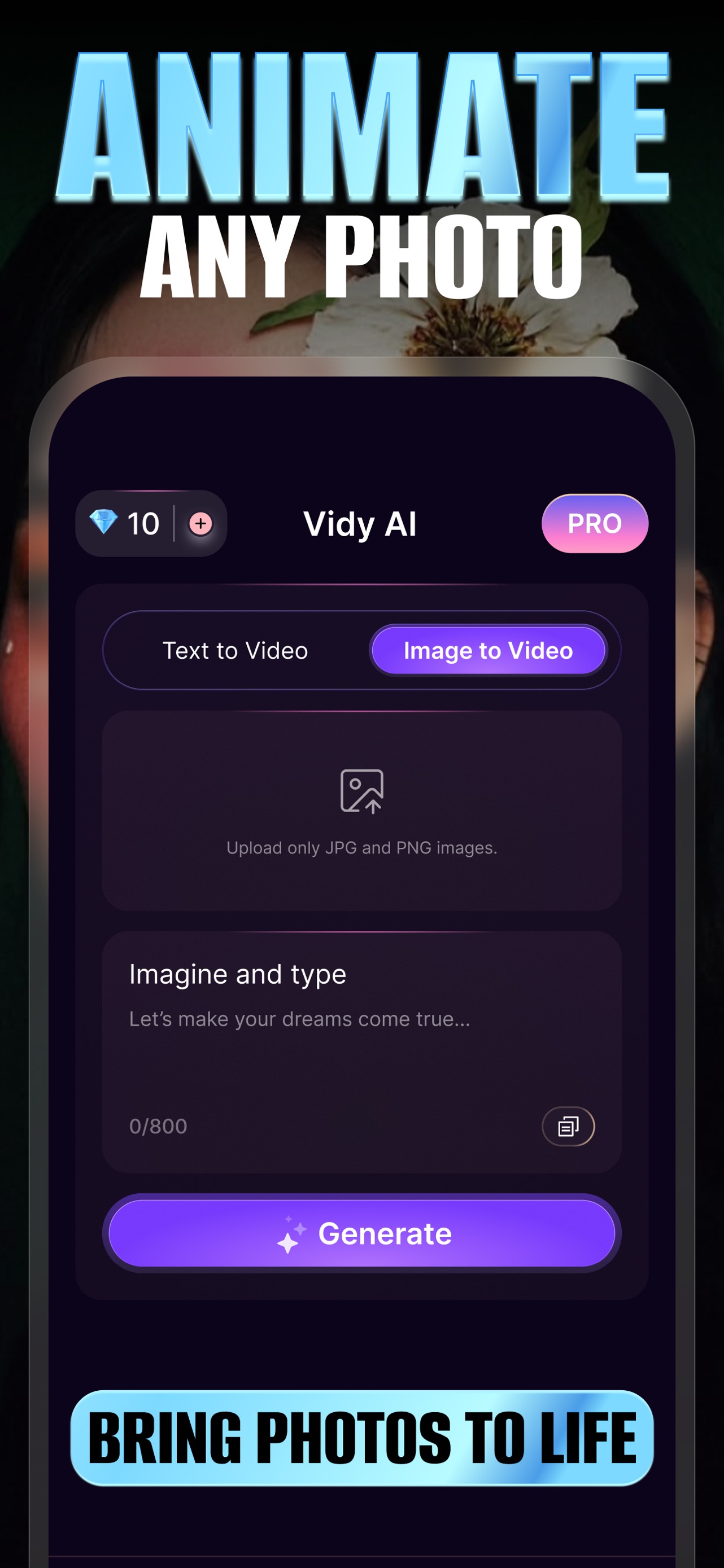 Vidy: AI Video Maker & Editor App Store screenshot 3