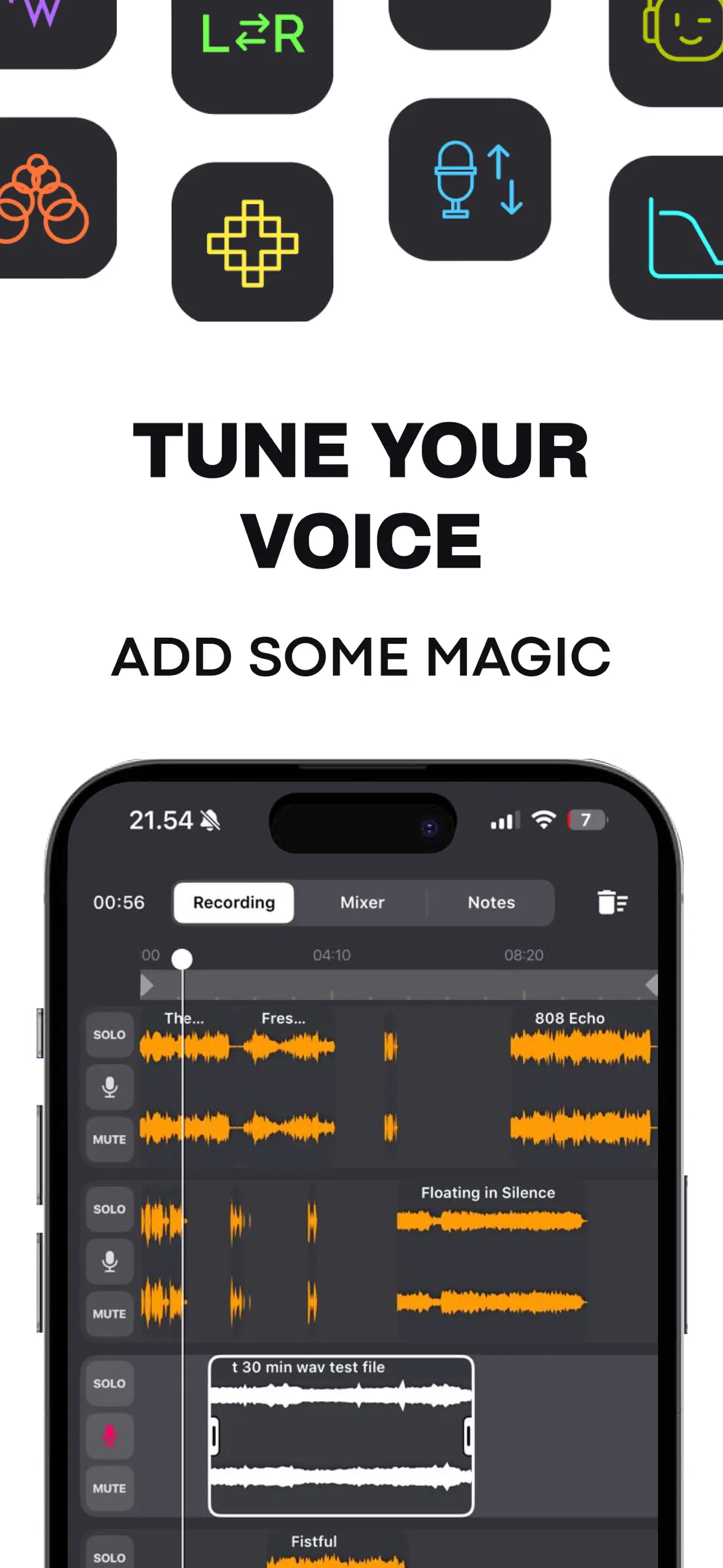 Microphone Live-Voice Recorder App Store screenshot 2
