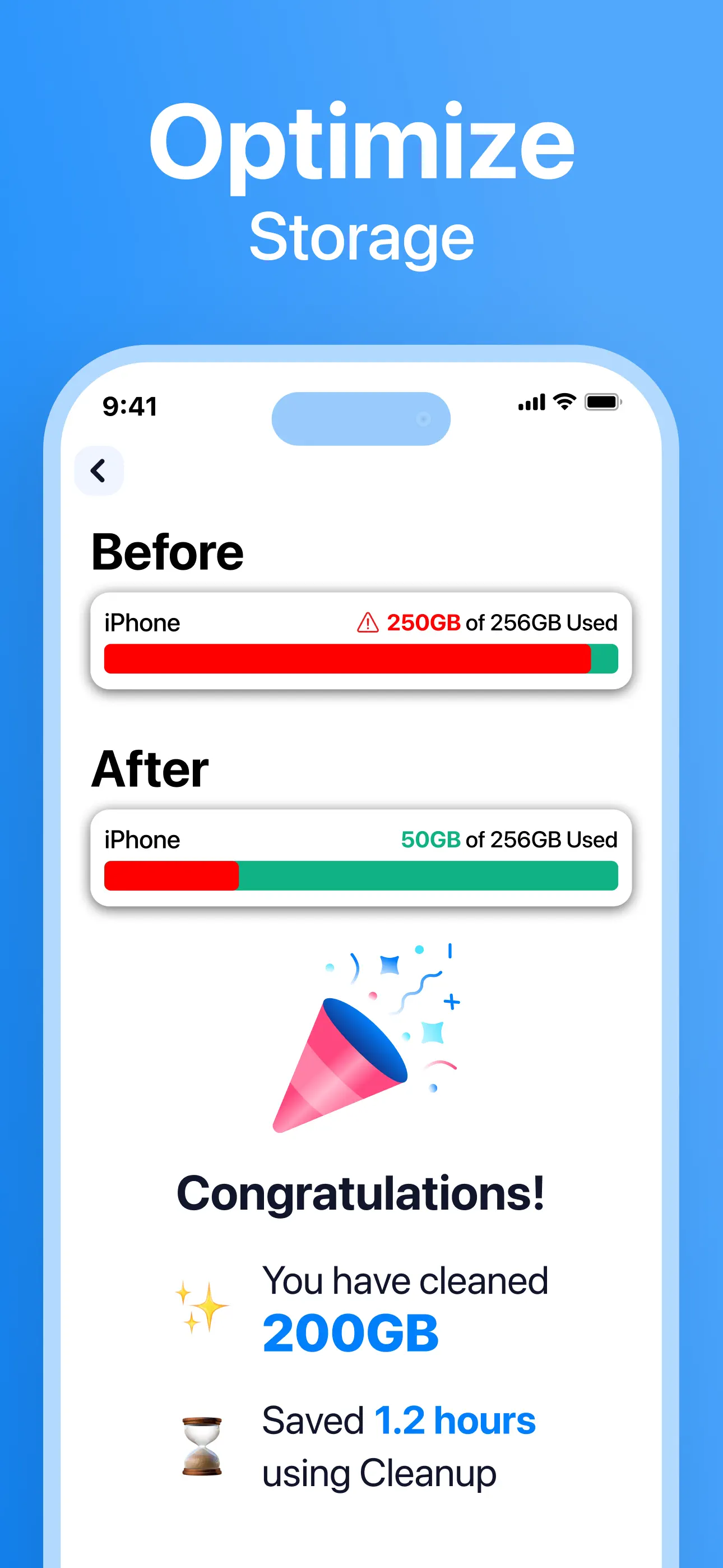 Cleanup: Phone Storage Cleaner App Store screenshot 2