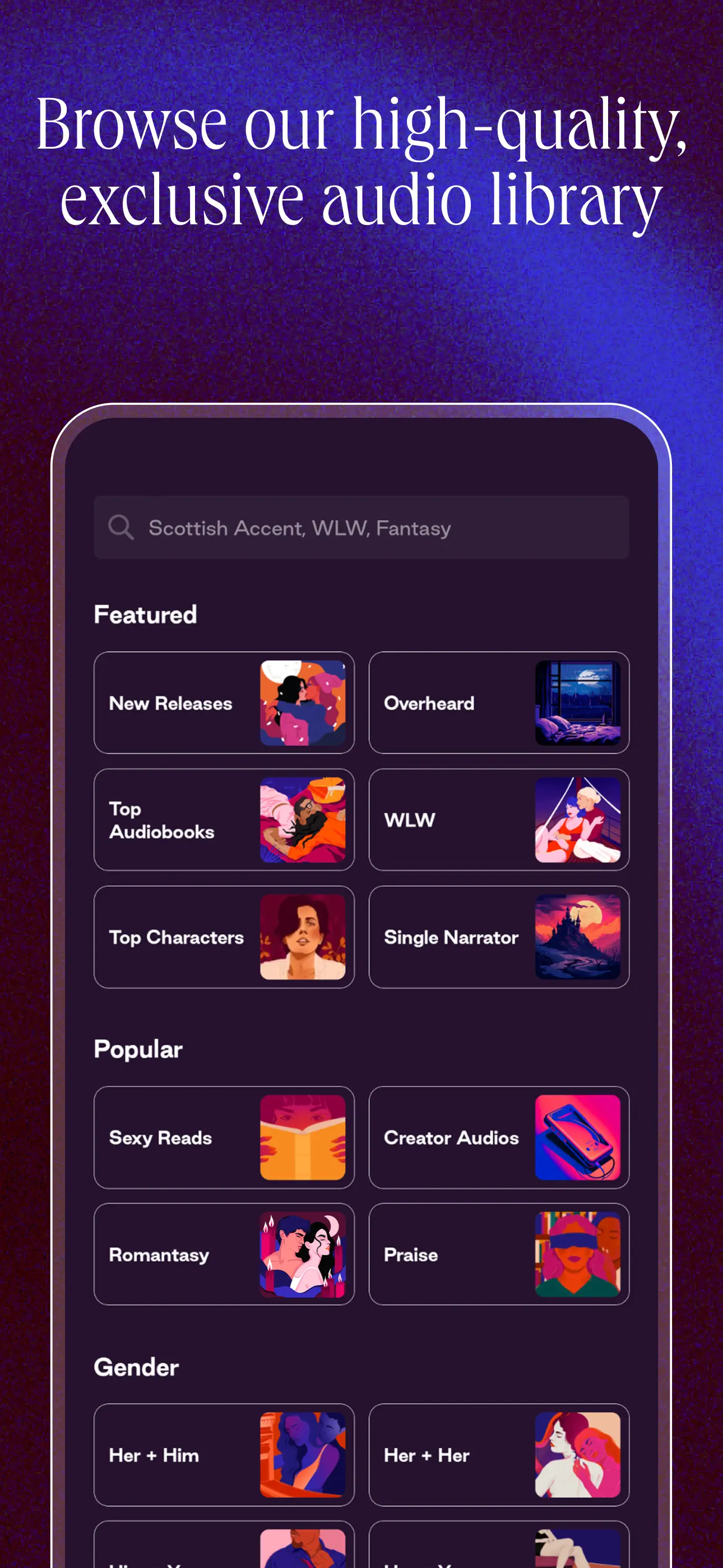 Dipsea: Audio Stories App Store screenshot 4