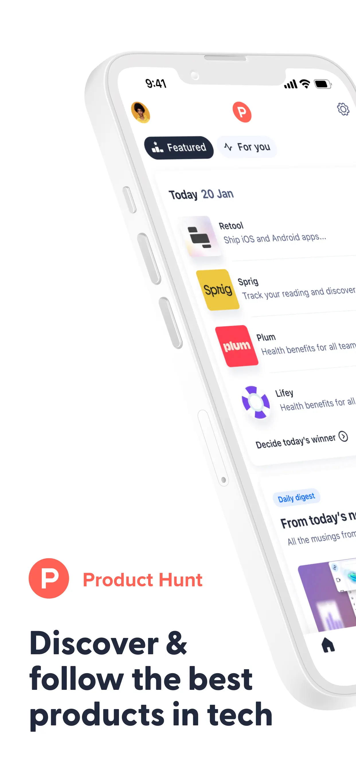 Product Hunt App Store screenshot 3