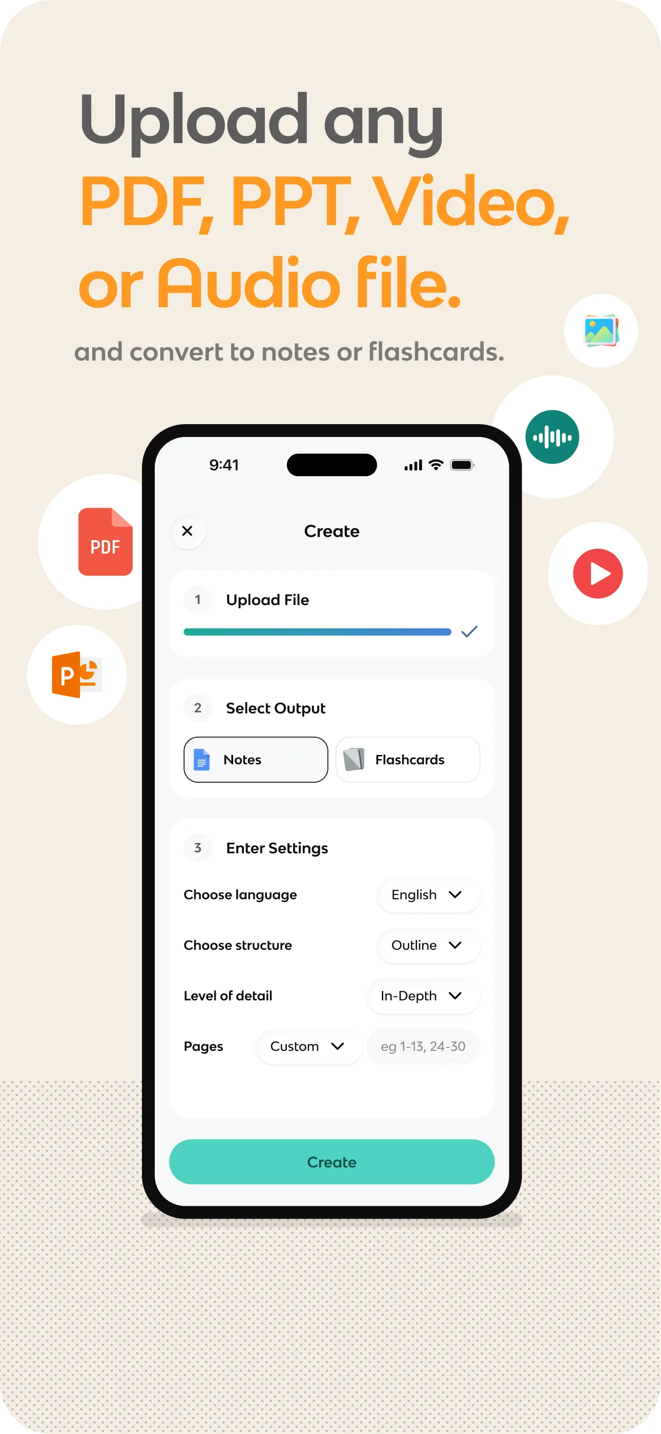 Knowt: AI Flashcards & Notes App Store screenshot 2