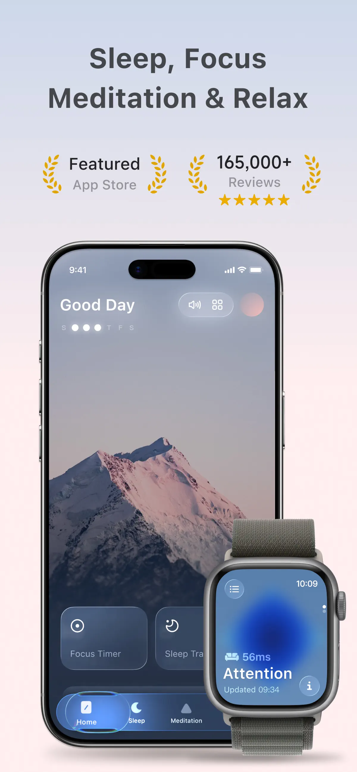 TIDE: Sleep, Focus, Meditation App Store screenshot 2
