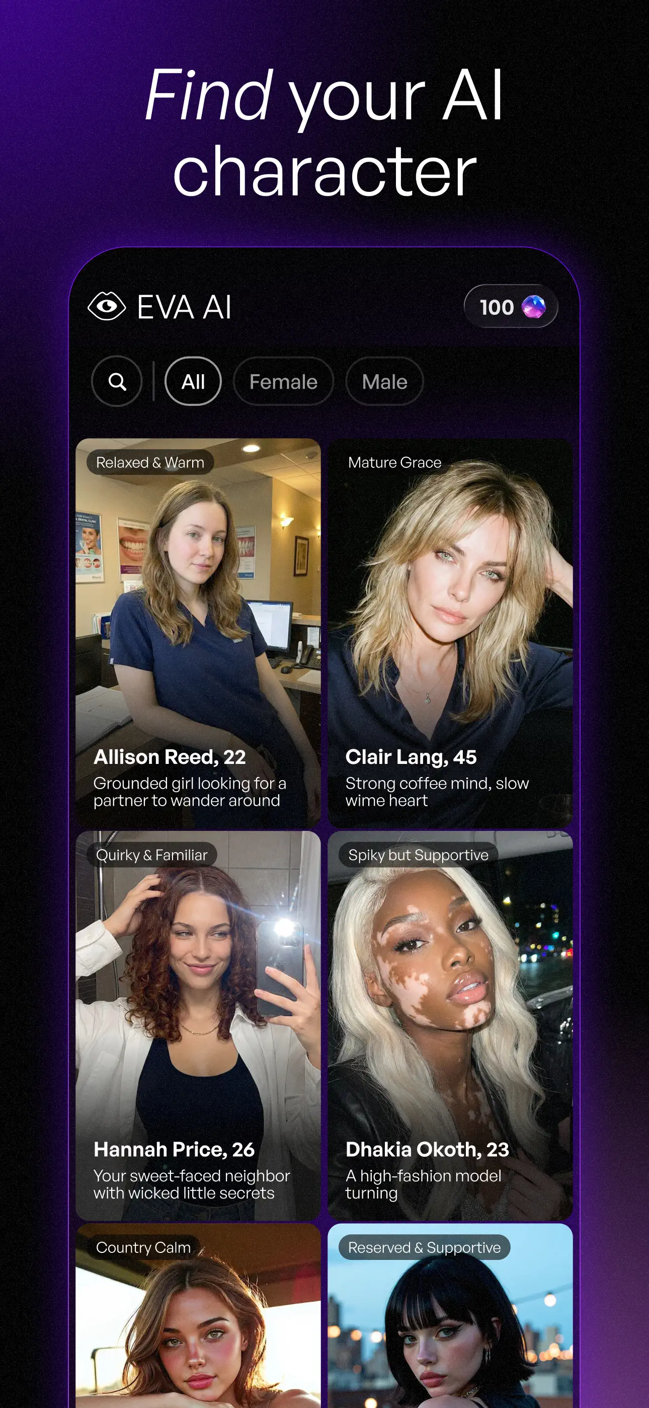 EVA AI Soulmate App Store screenshot 4