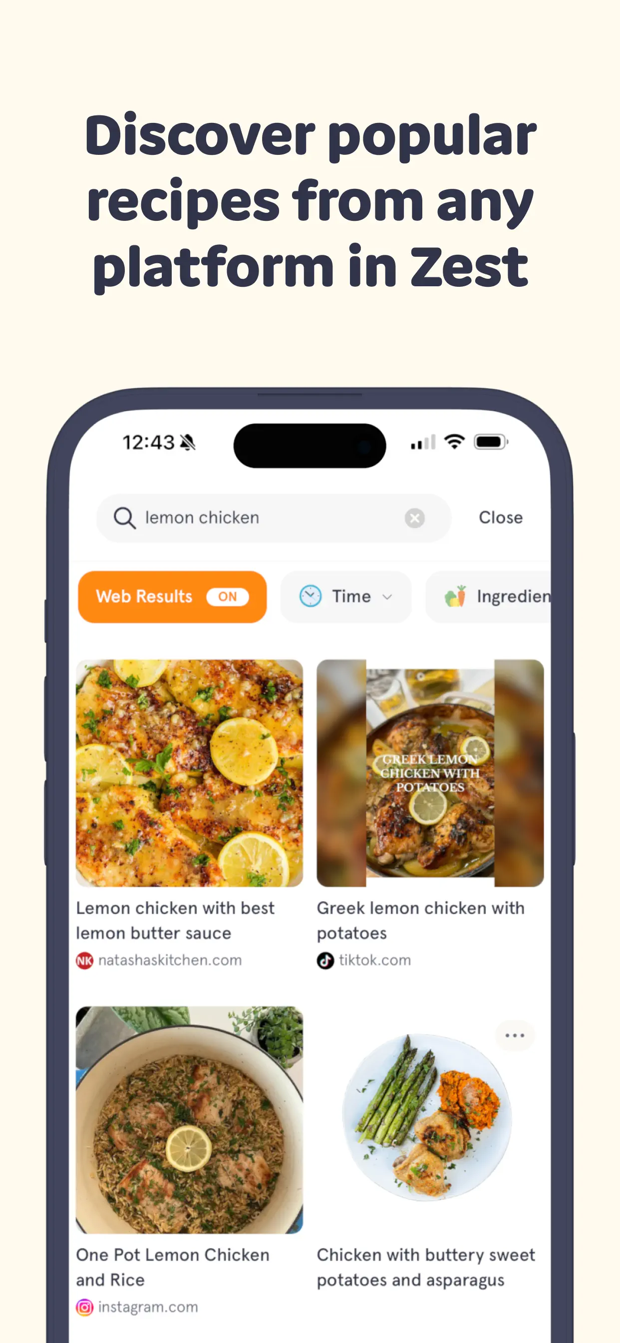Zest: Meal Planner & Recipes App Store screenshot 3