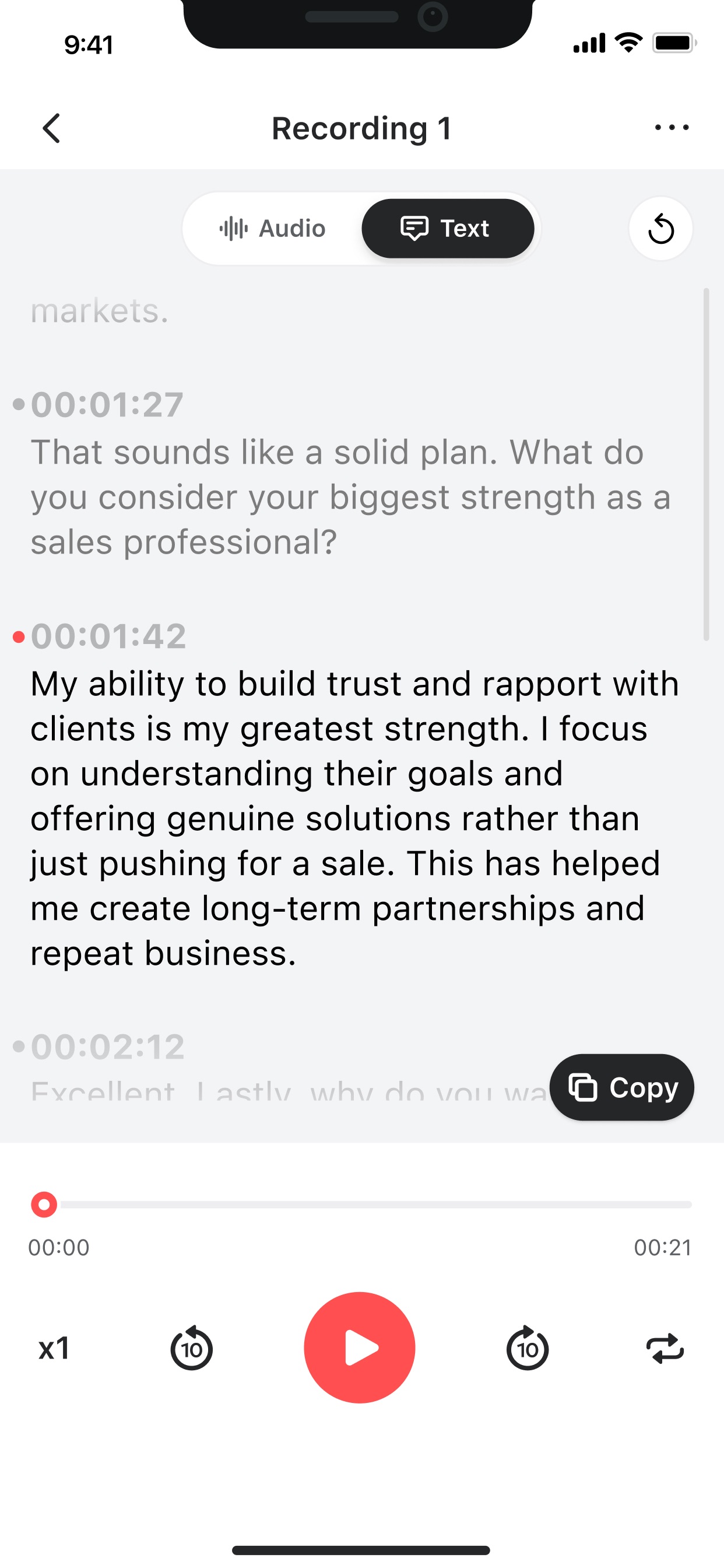 Voice Recorder — Audio Memos App Store screenshot 3