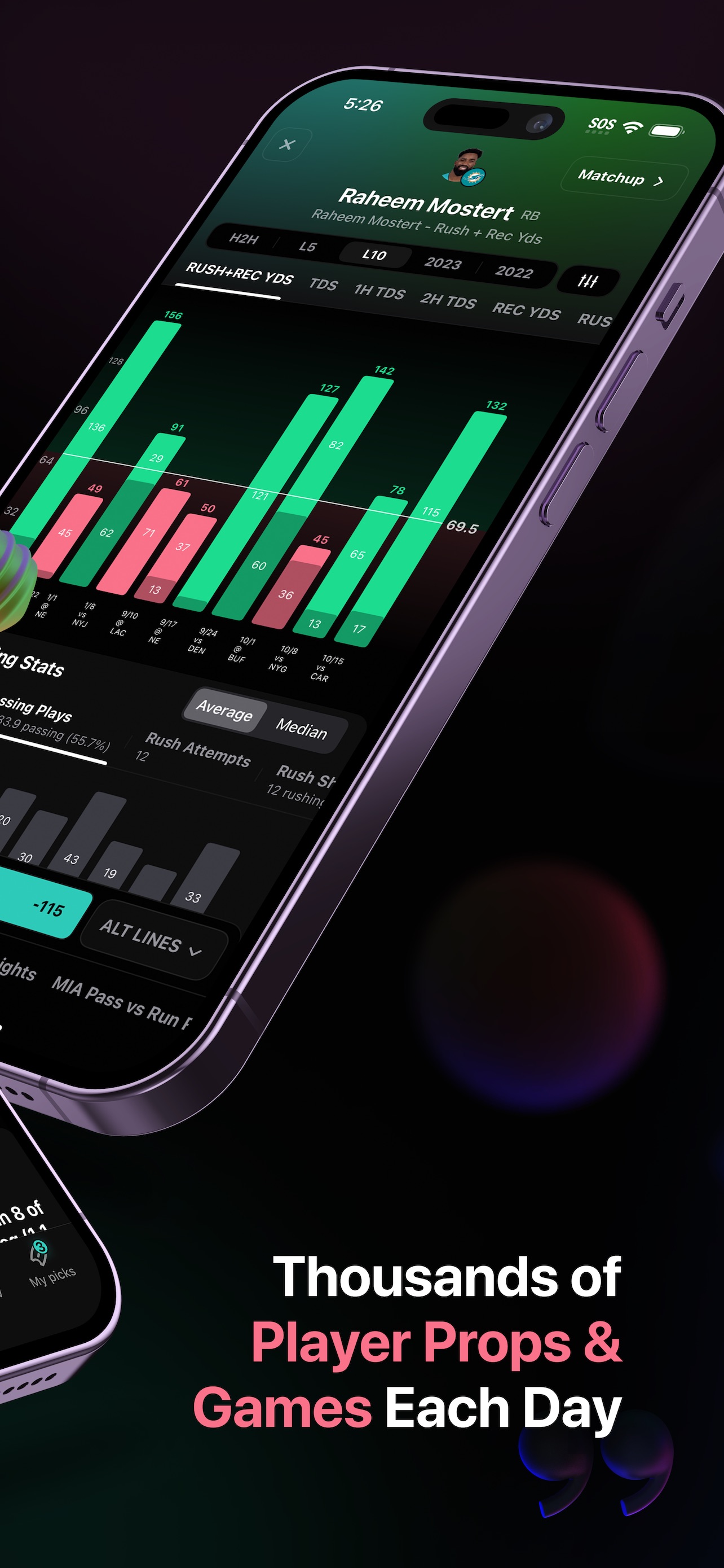 Outlier: Smart Sports Betting App Store screenshot 4