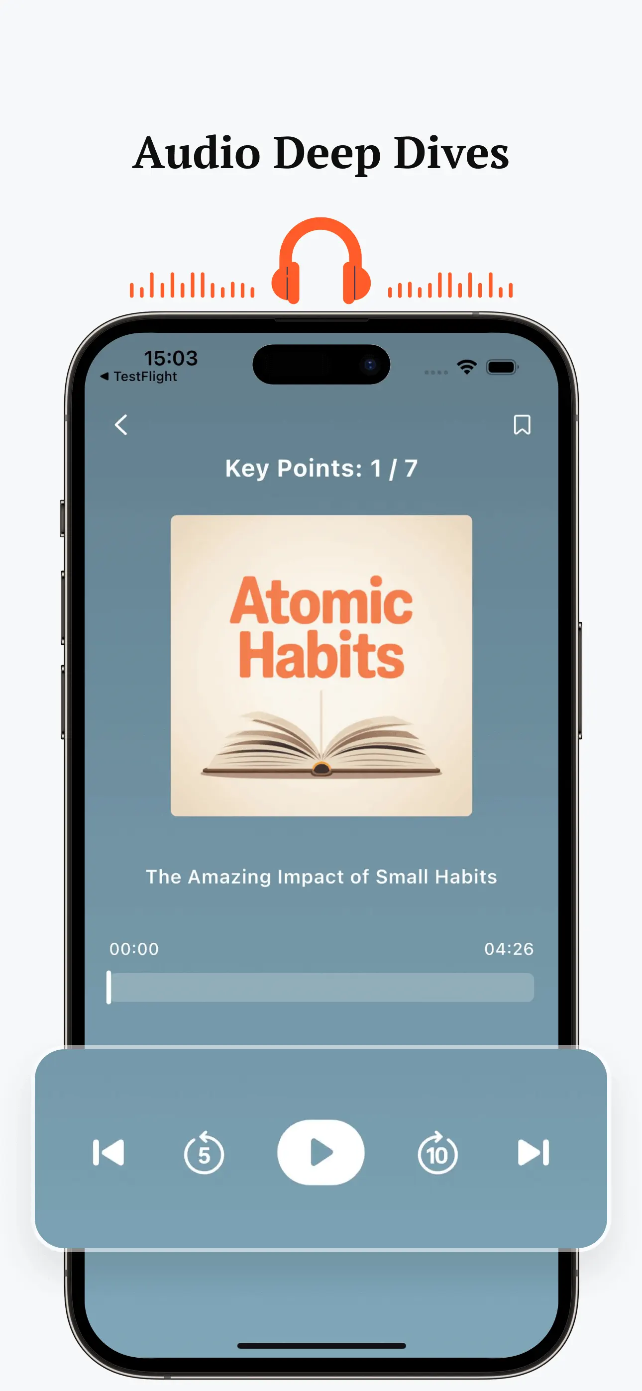 BookCast: 15-Minute Insights App Store screenshot 2