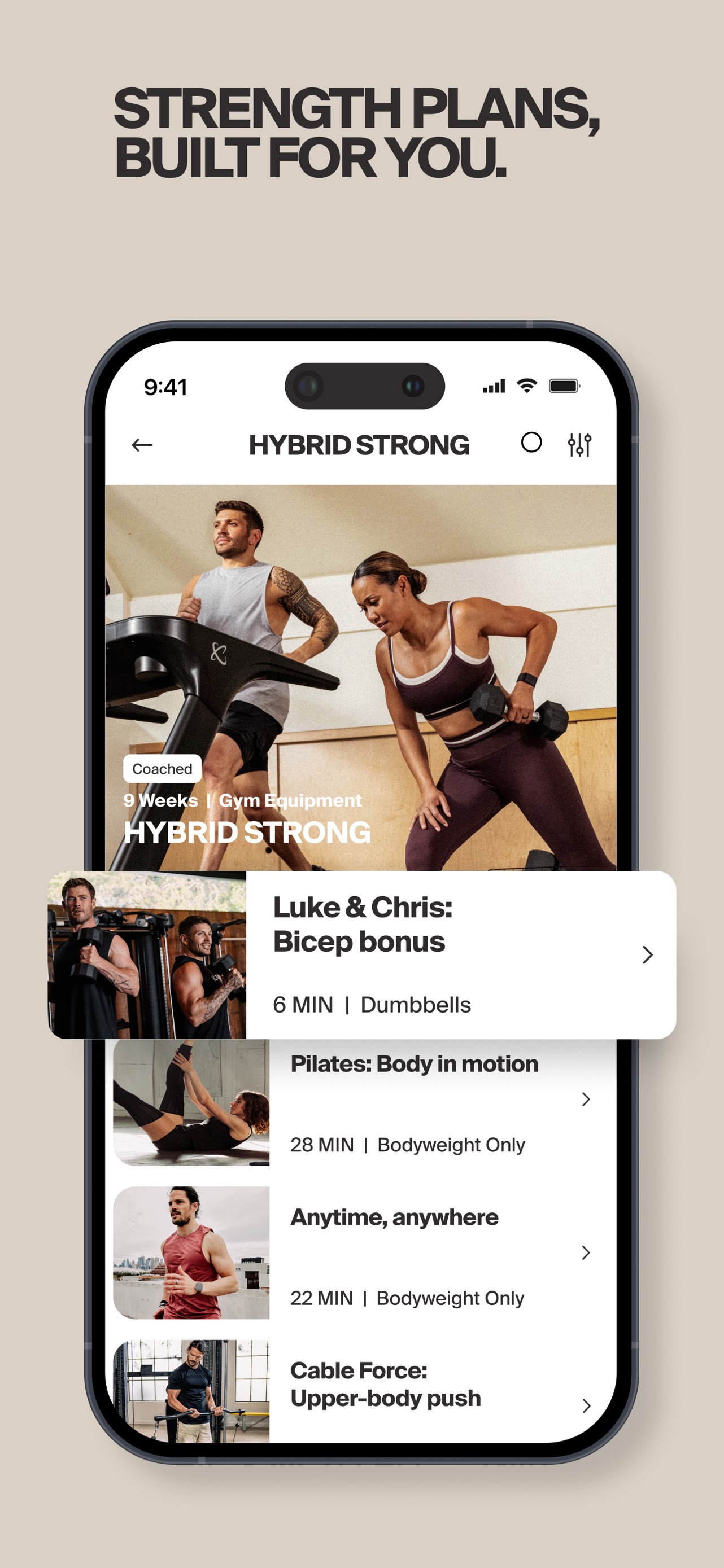 Centr: Strength & Fitness App App Store screenshot 1