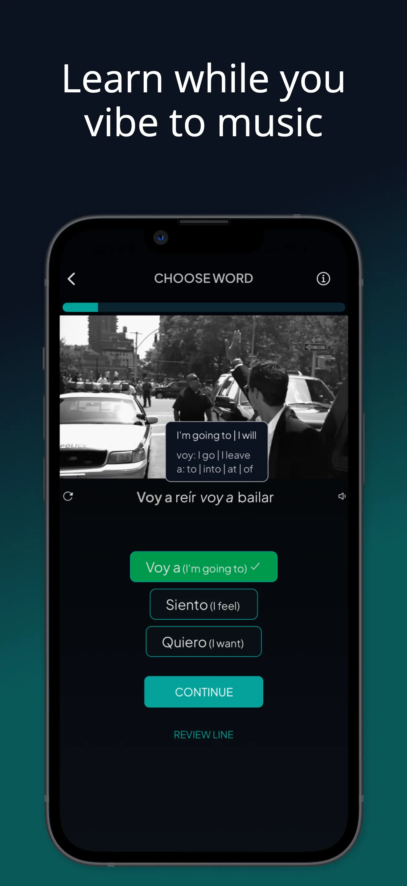 LyricFluent: Learn Languages App Store screenshot 2